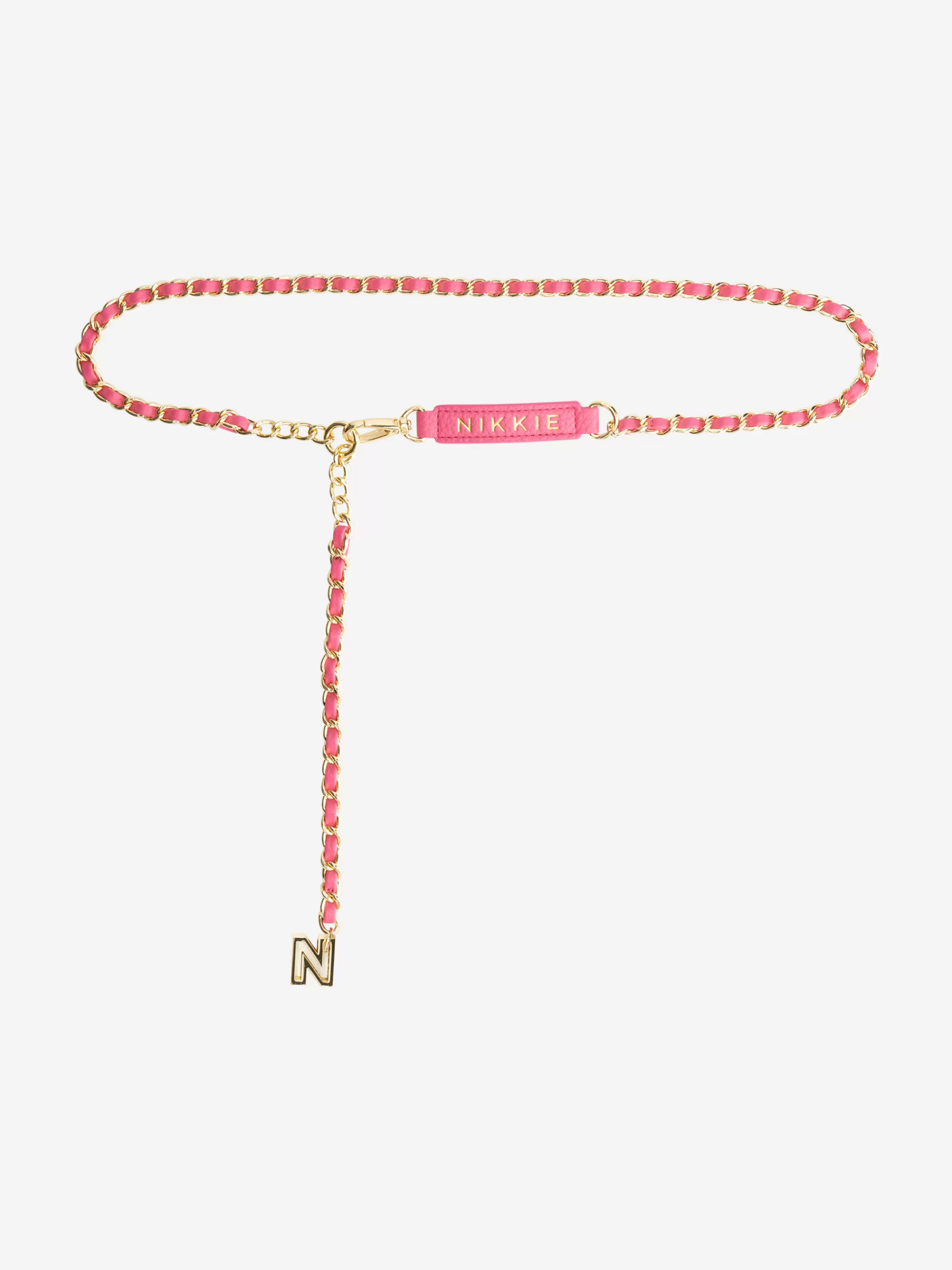 FIFTH HOUSE Alle Accessories-Ketting riem met N-logo Summerpink