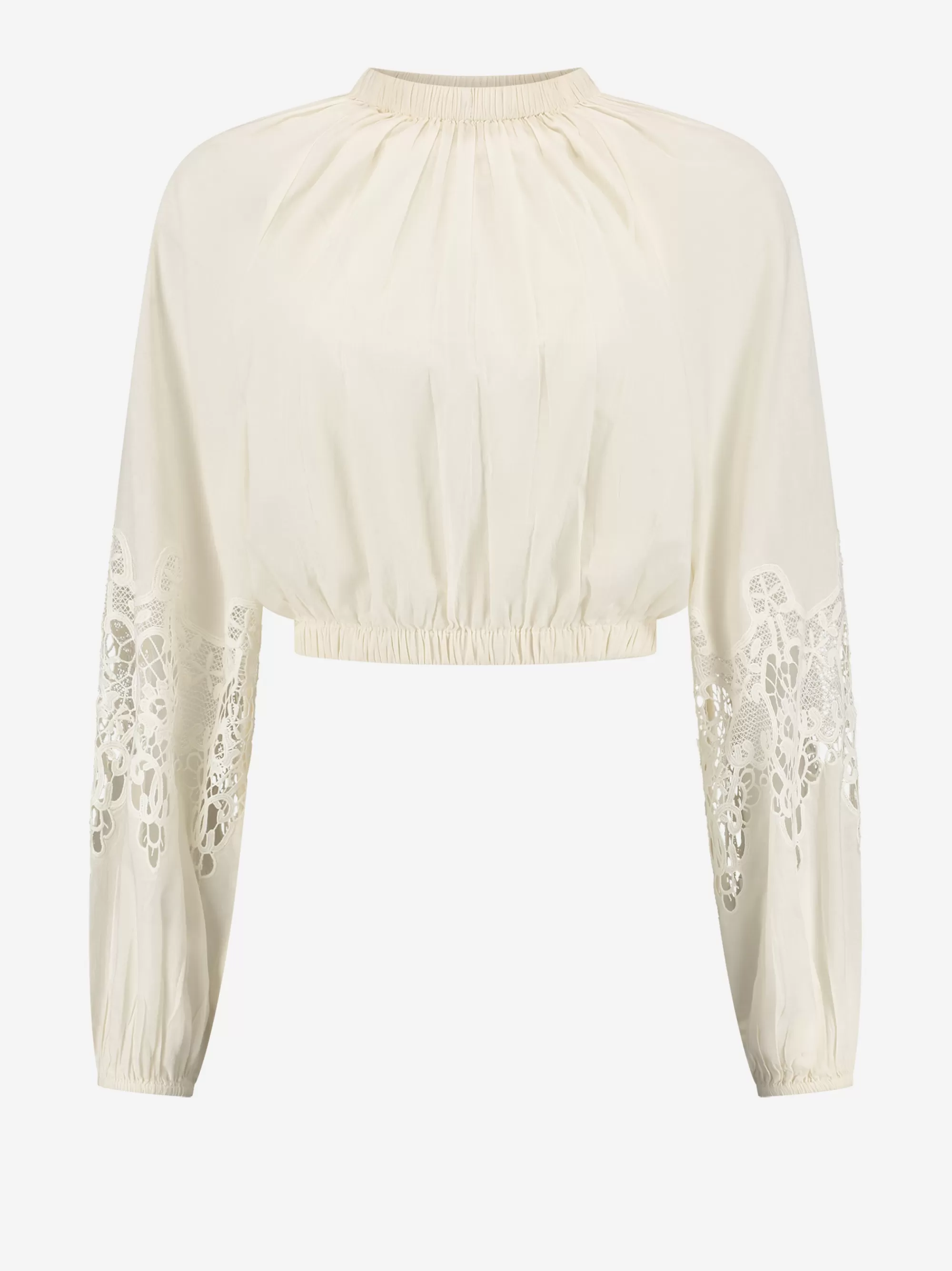 FIFTH HOUSE Blouses-Korte blouse met Embroidery Pearl