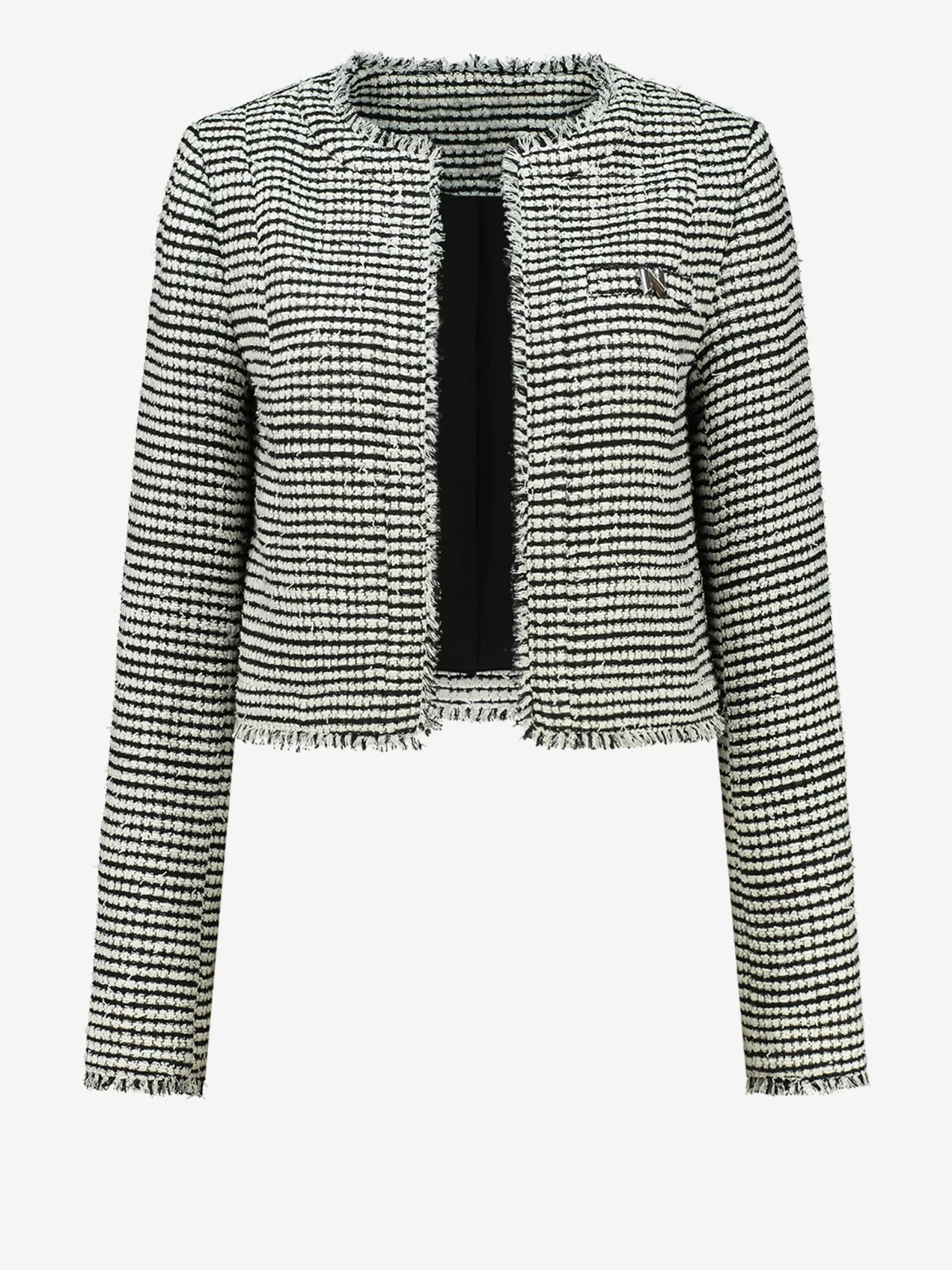 FIFTH HOUSE Blazers & Gilets-Korte tweed blazer Starwhite