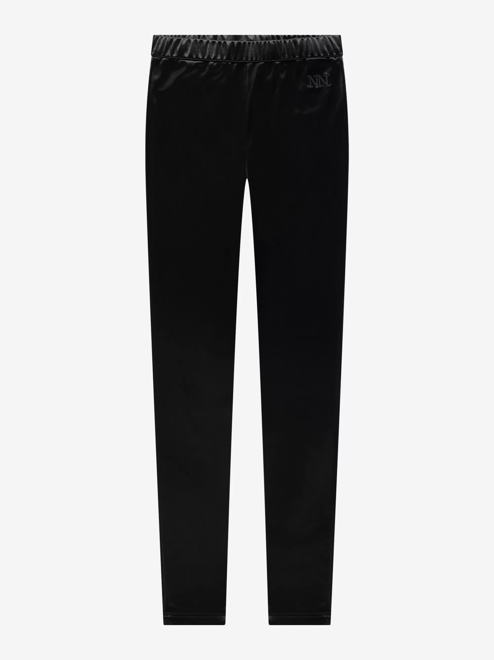 FIFTH HOUSE Broeken & Jeans-Legging met velvet look en N&N logo Black