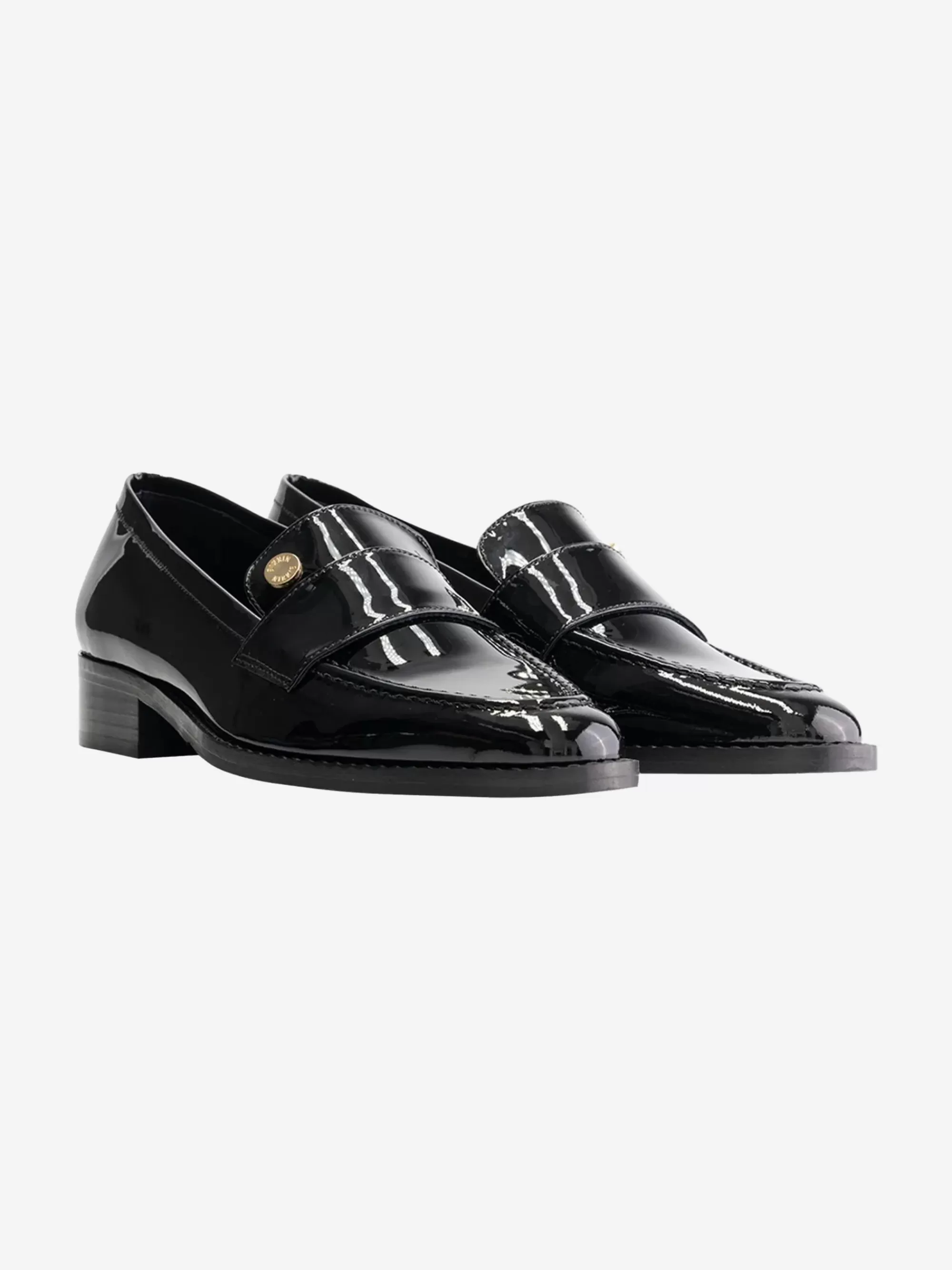 FIFTH HOUSE Alle Schoenen-Leren loafer Black