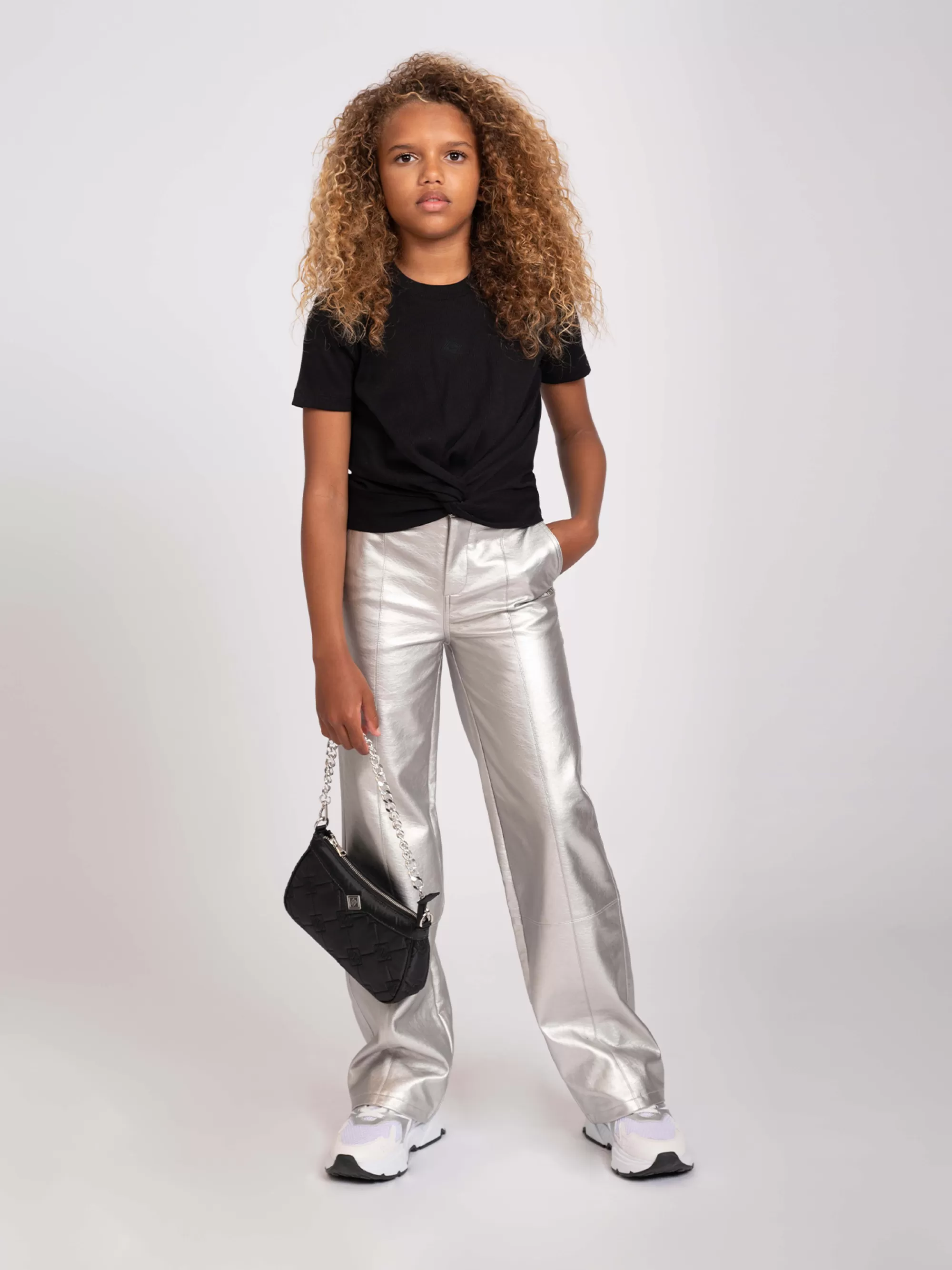 FIFTH HOUSE Broeken & Jeans-Metallic pants Silver