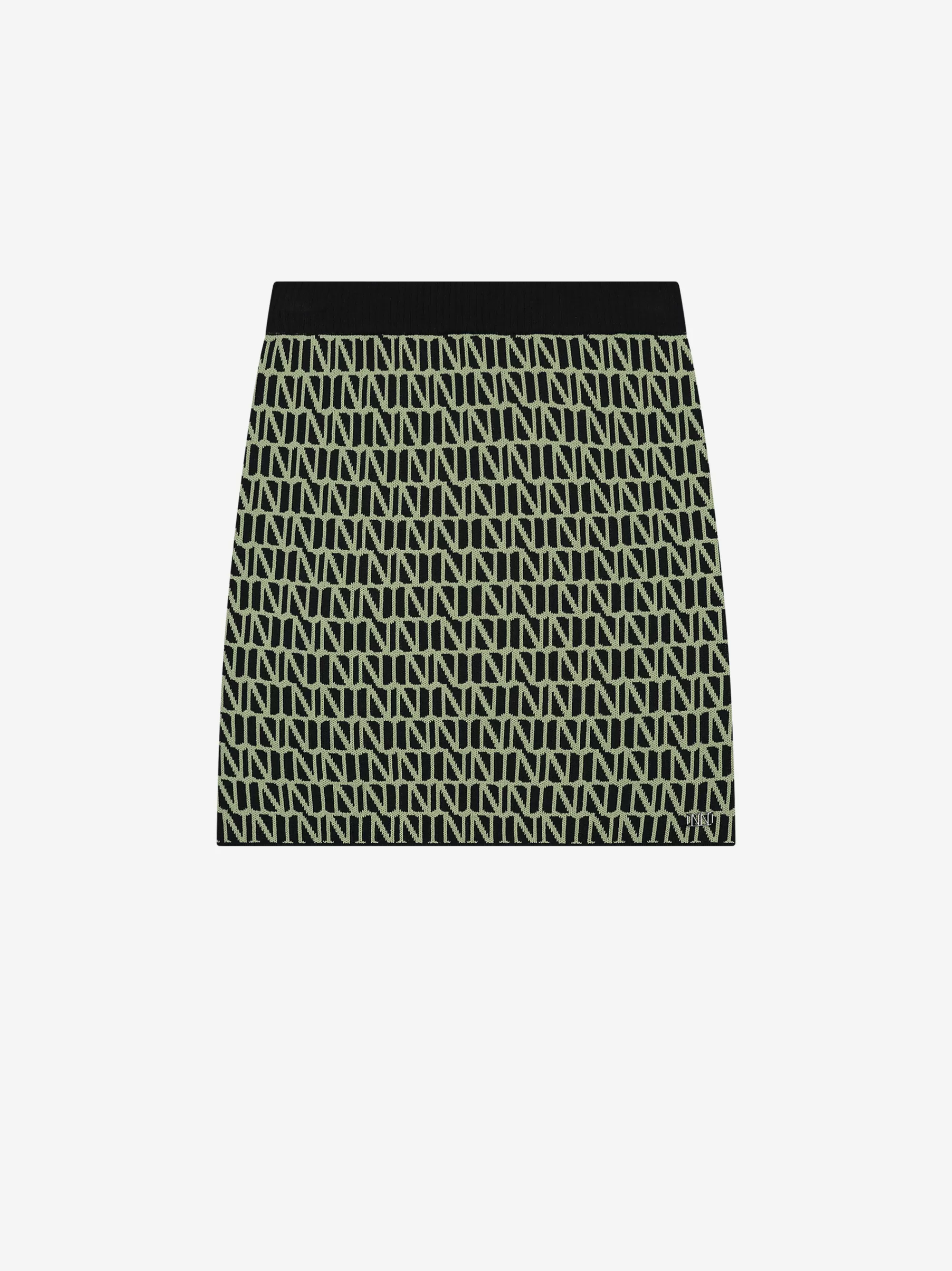 FIFTH HOUSE Sets & Co-ords | Rokken-Mid rise rok met logo patroon Crocodilegreen