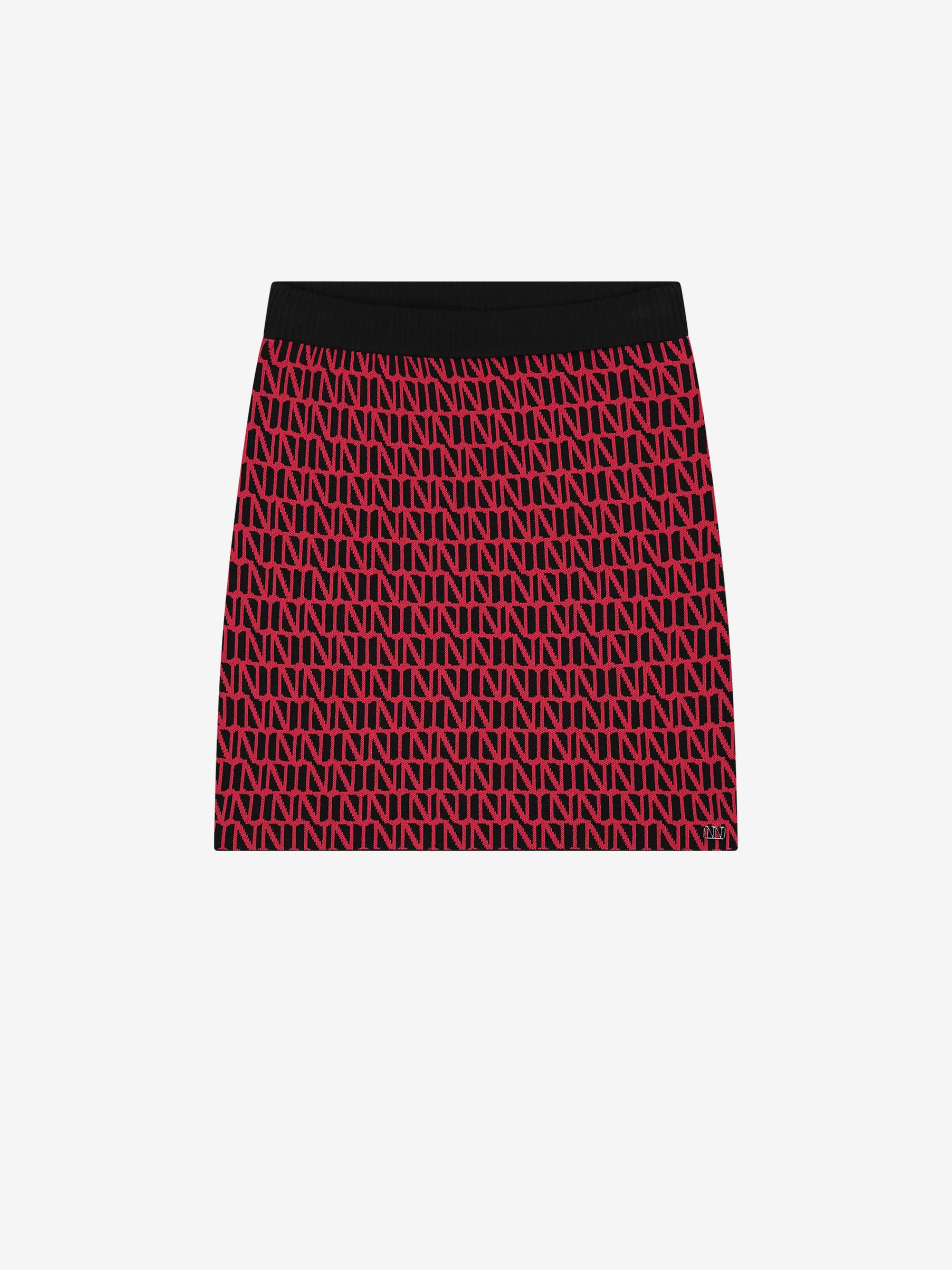 FIFTH HOUSE Sets & Co-ords | Rokken-Mid rise rok met logo patroon Rubyred