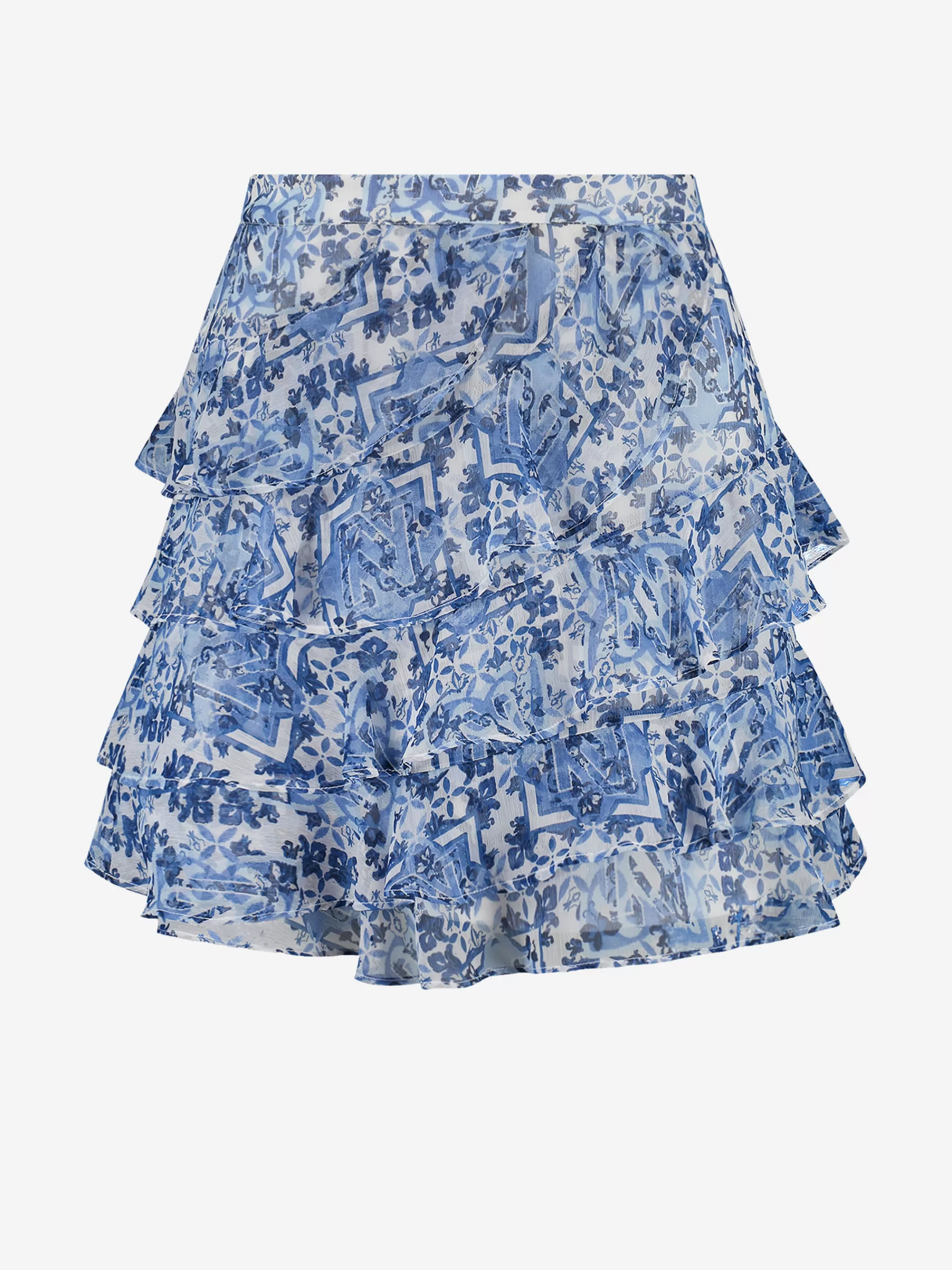 FIFTH HOUSE Rokken-Mid rise rok met print Blue