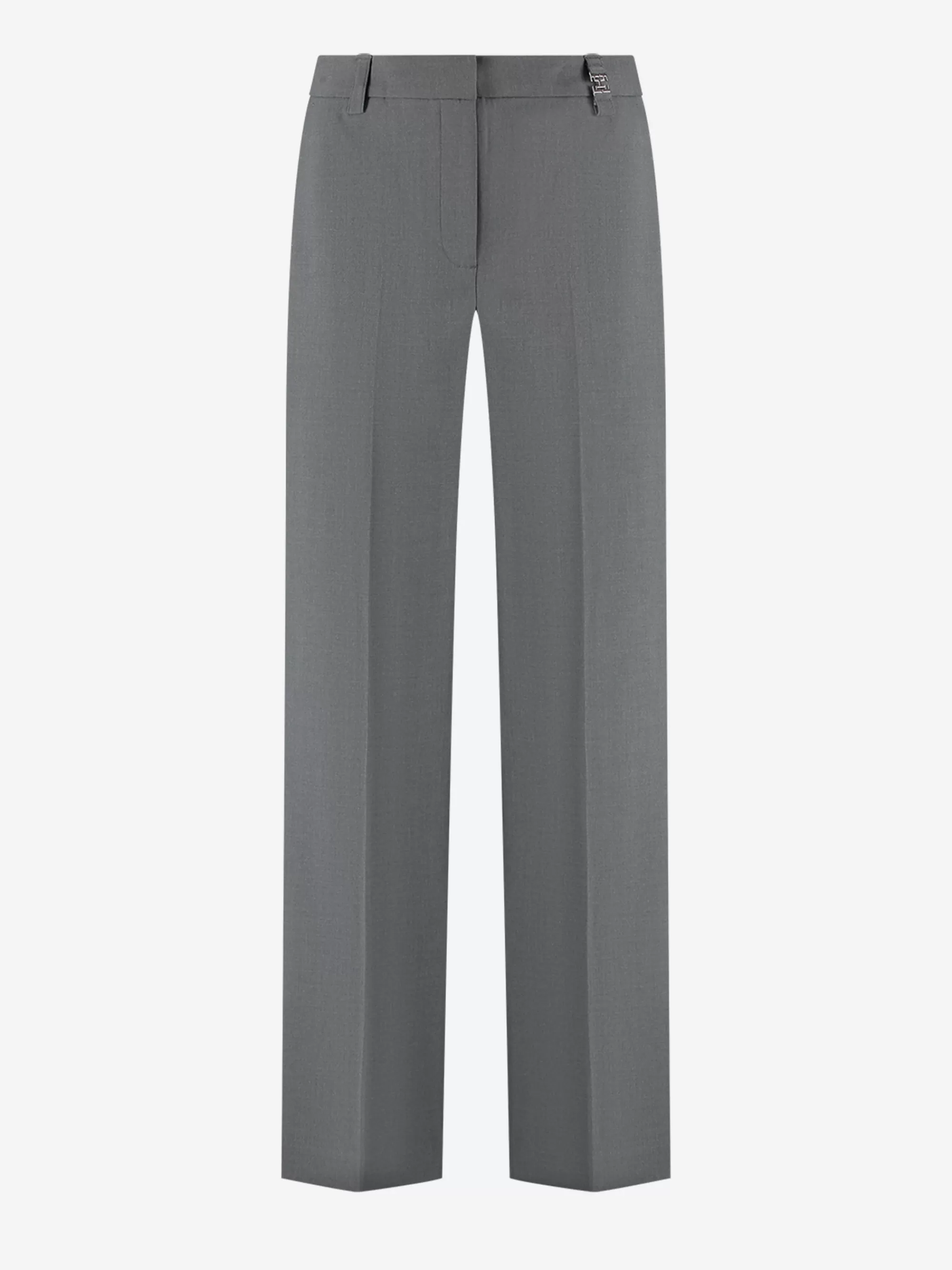 FIFTH HOUSE Sets & Co-ords | Broeken & Jeans-Mid waist pantalon met FH detail Lightgrey