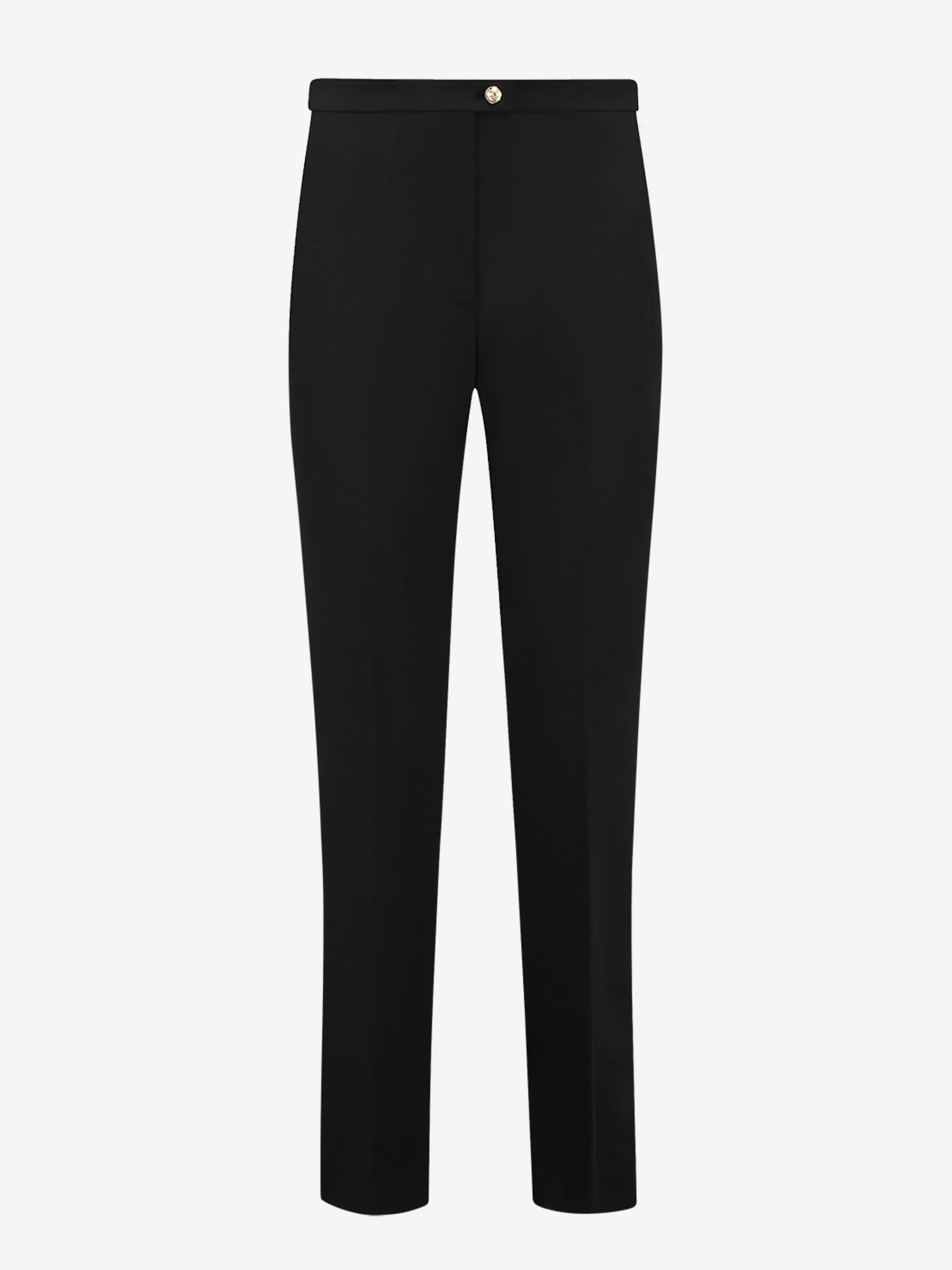 FIFTH HOUSE Broeken & Jeans-Mid waist pantalon met rechte pijpen Black