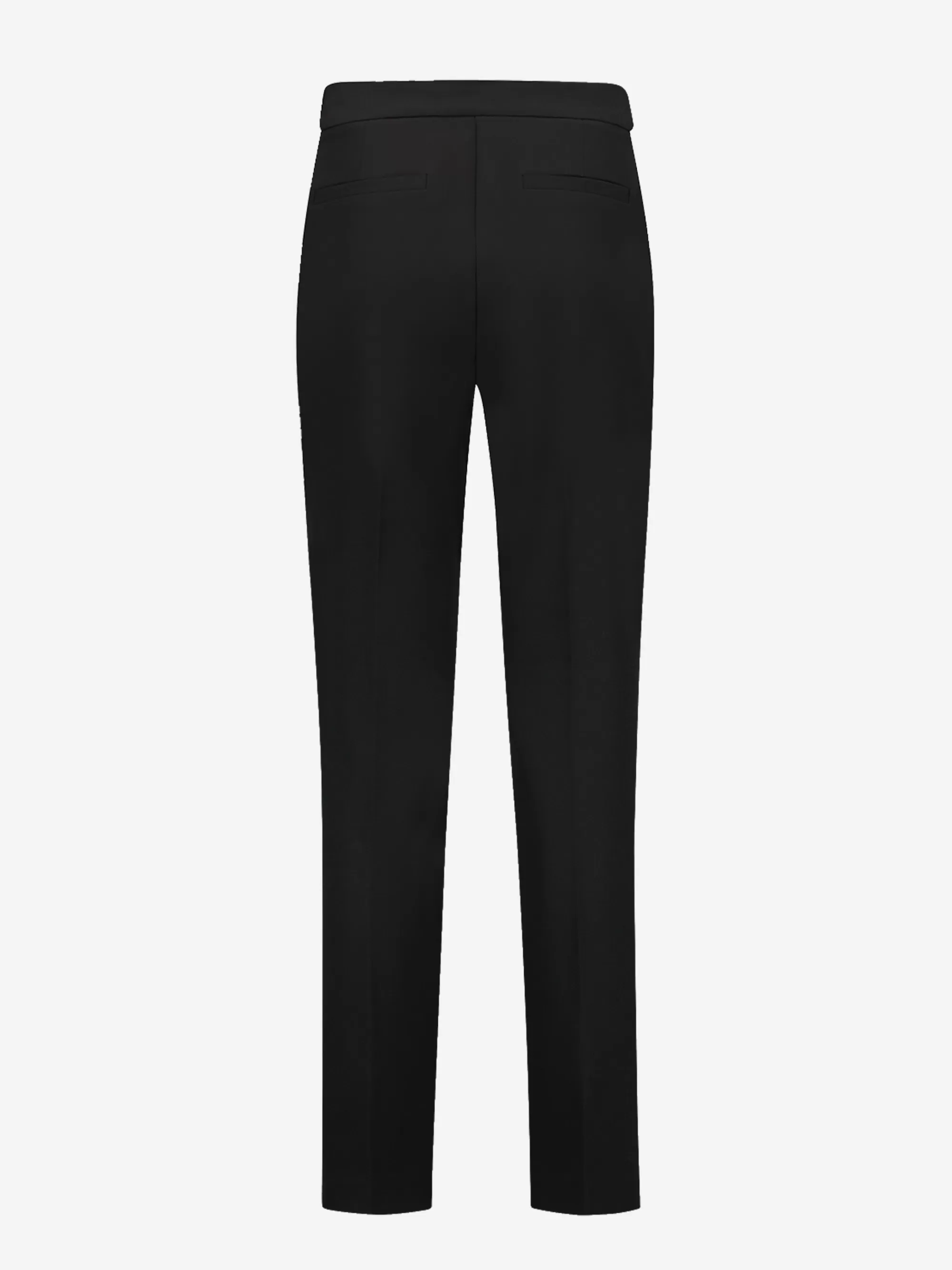 FIFTH HOUSE Broeken & Jeans-Mid waist pantalon met rechte pijpen Black