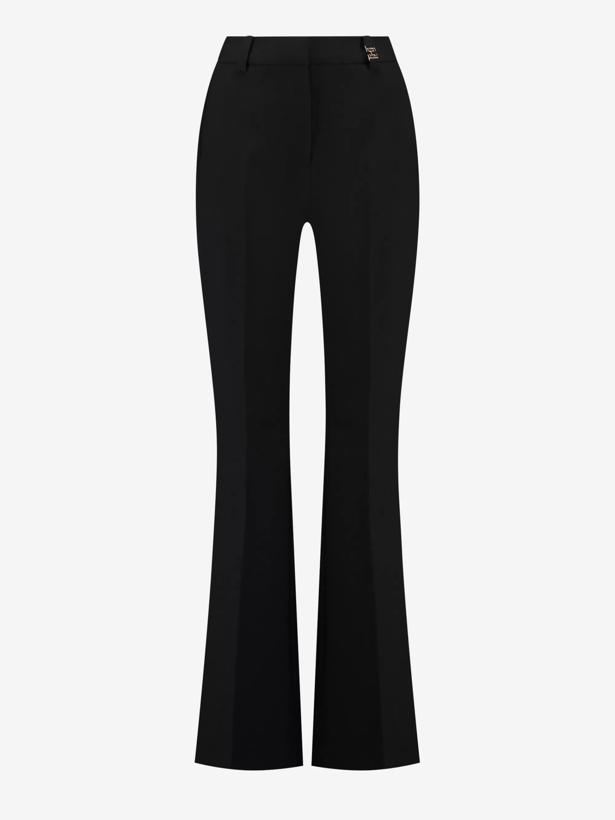 FIFTH HOUSE Sets & Co-ords | Broeken & Jeans-Mid waist pantalon met veter detail Black