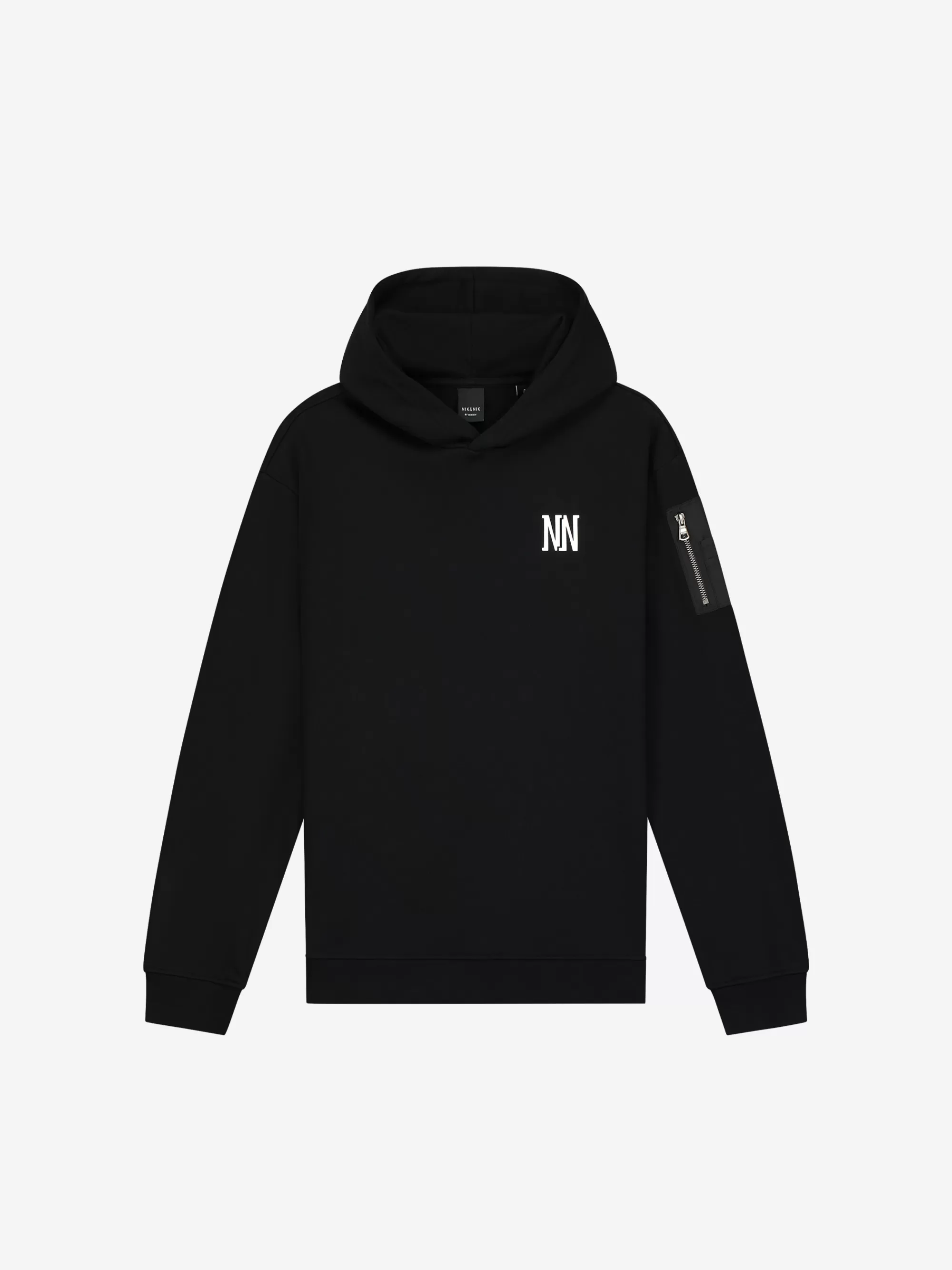 FIFTH HOUSE Truien & Vesten-Oversized hoodie met graphic print Black