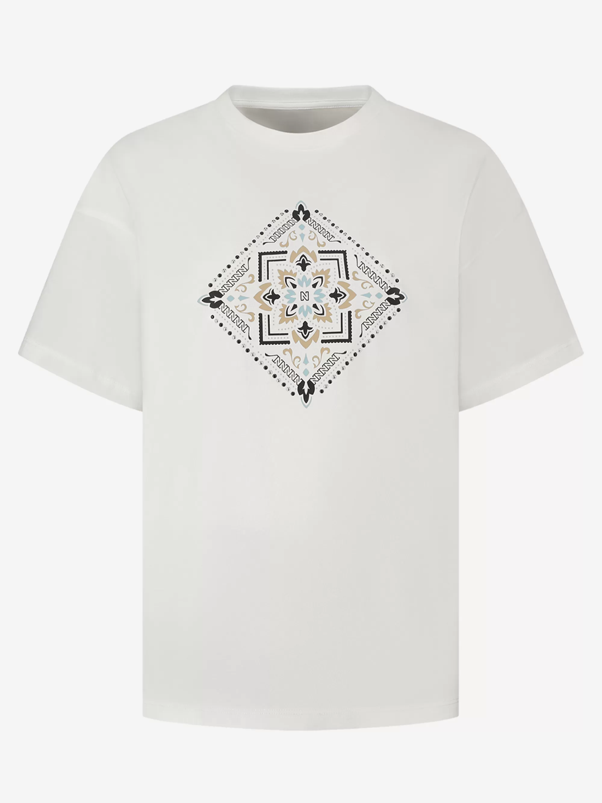 FIFTH HOUSE T-shirts-Oversized t-shirt met print Starwhite