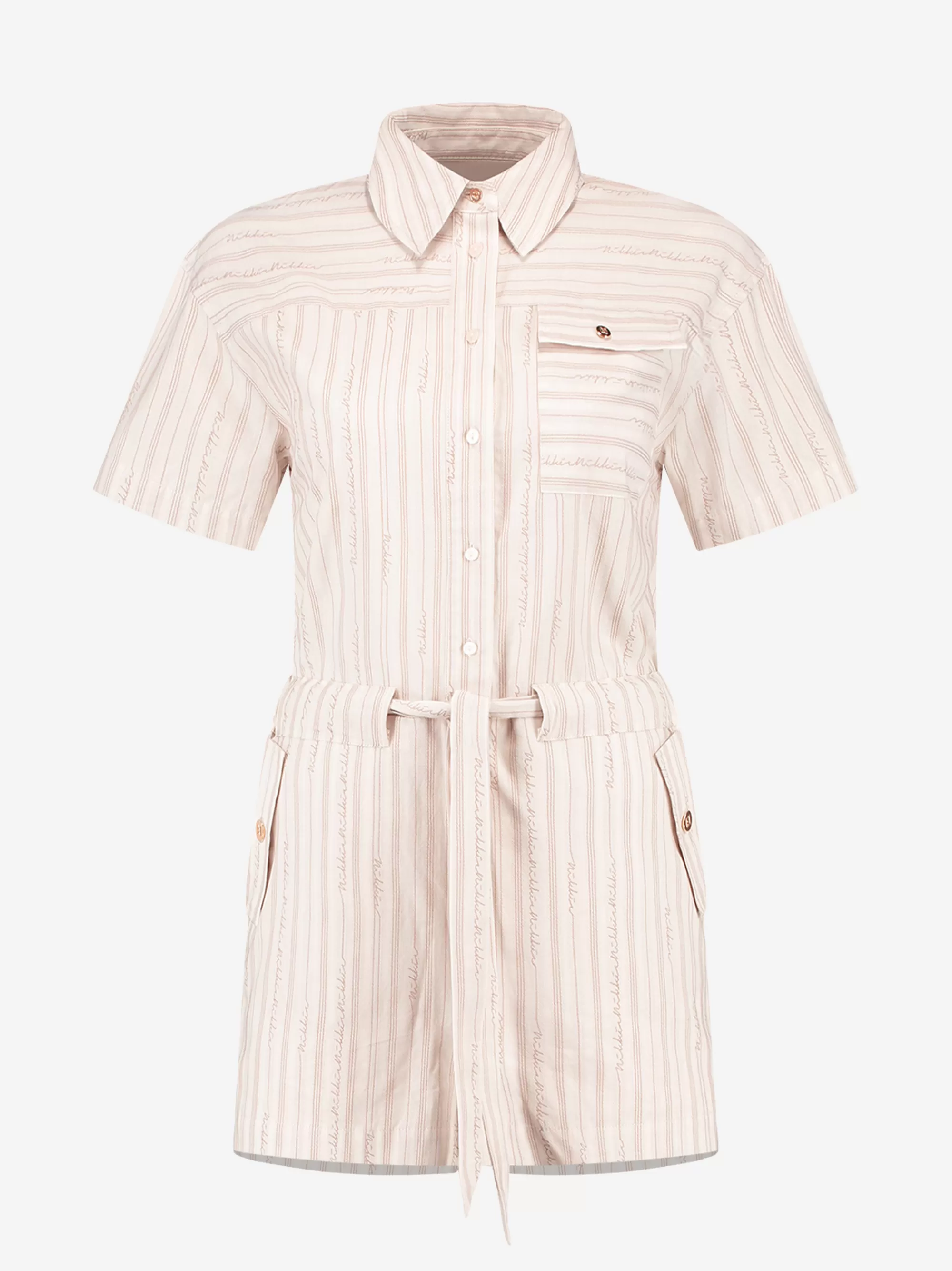 FIFTH HOUSE Jumpsuits-Playsuit met logo patroon Pearl