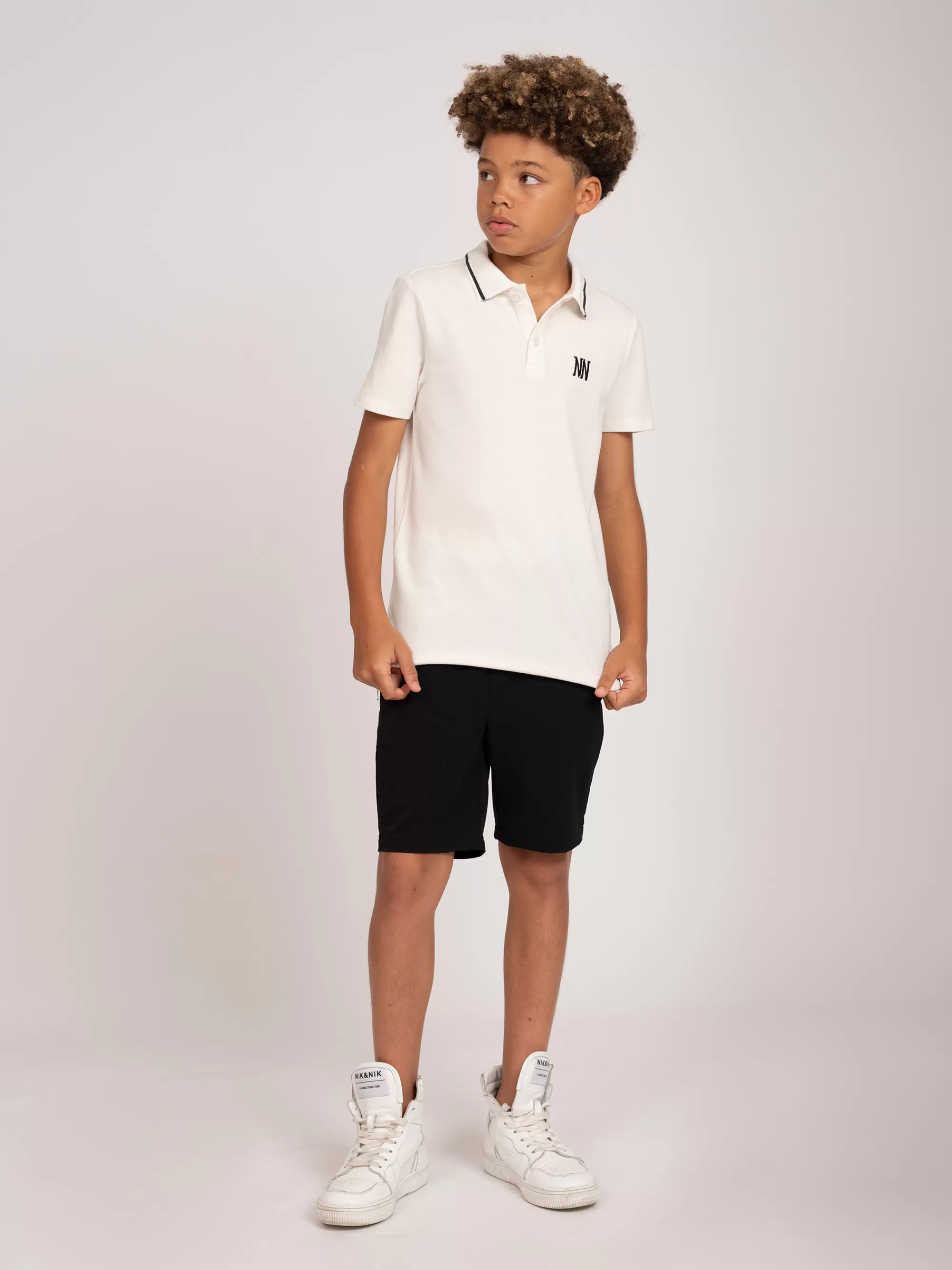 FIFTH HOUSE T-shirts & Polos-Polo met logo Offwhite