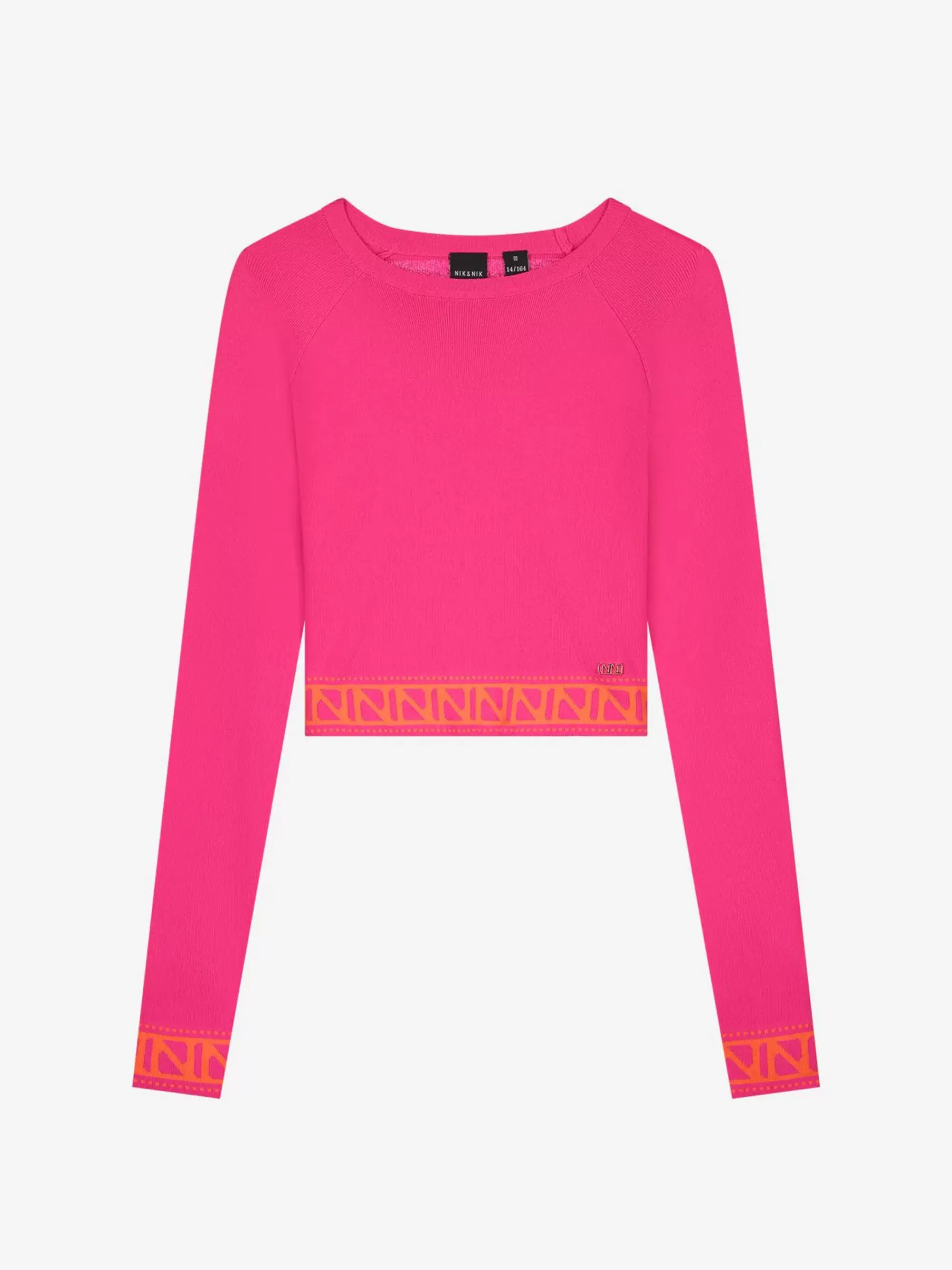 FIFTH HOUSE Truien & Vesten-Pullover met logo print Fuchsiapop