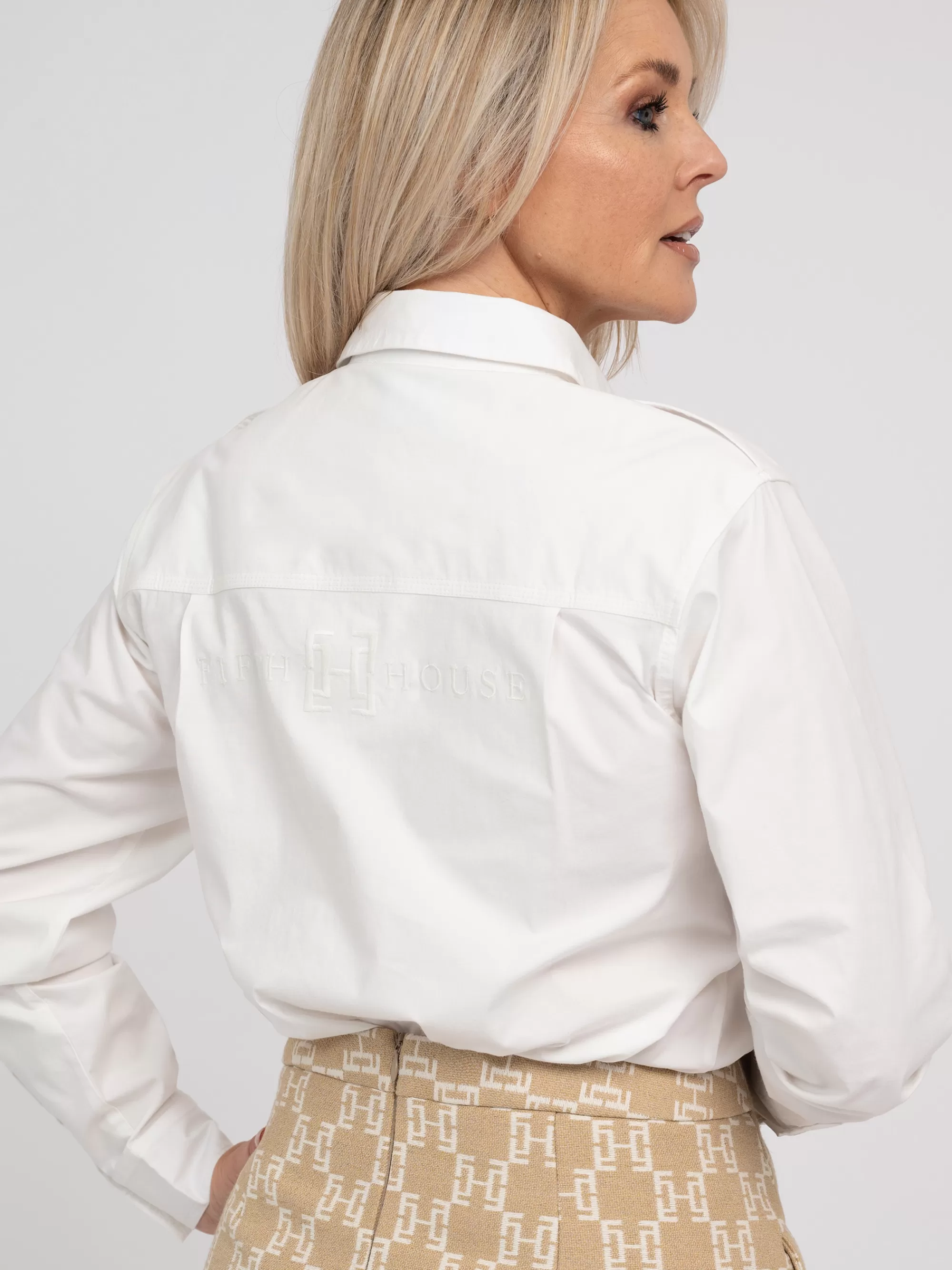 FIFTH HOUSE Blouses & Overhemden-Regular blouse White