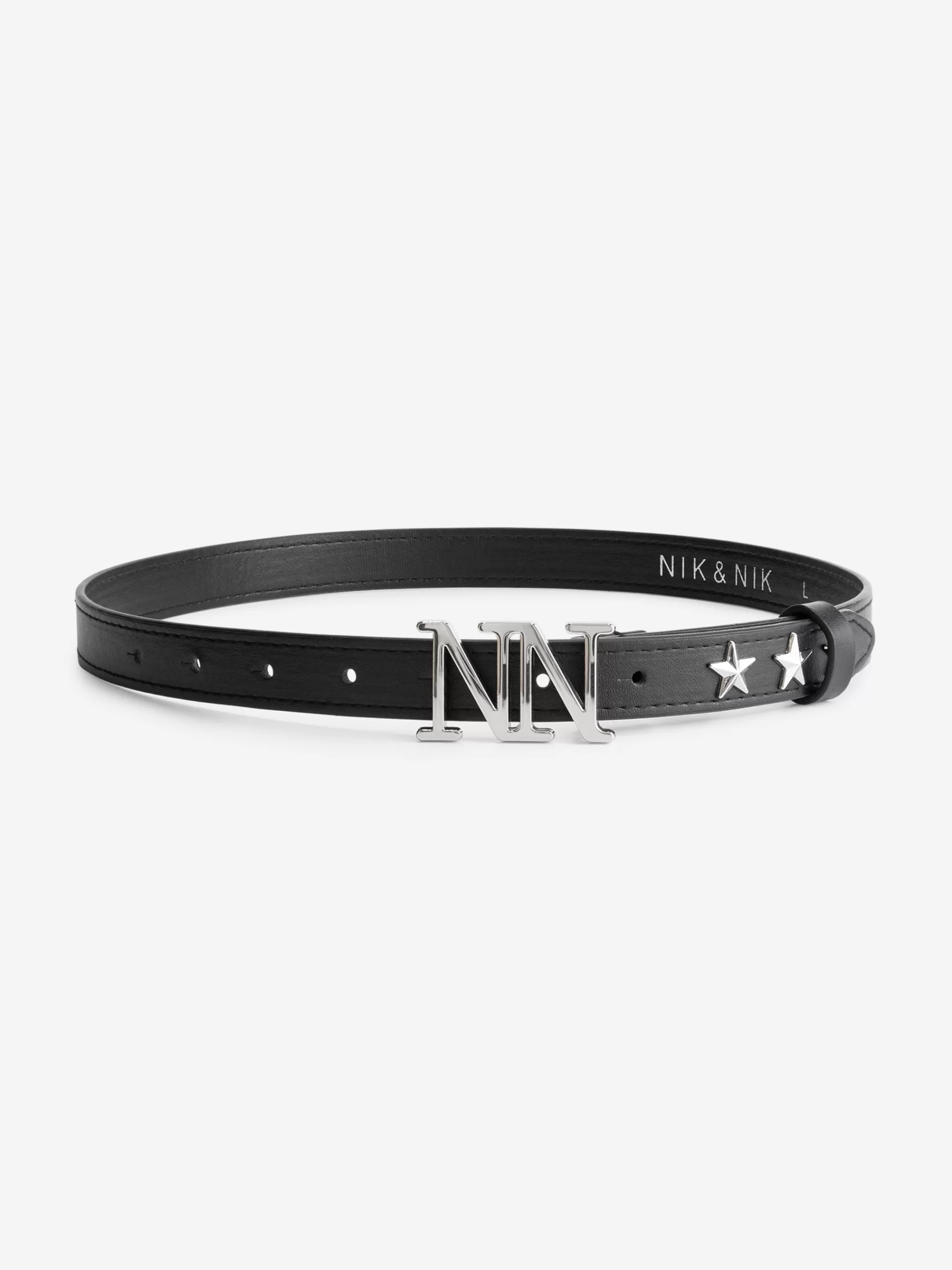 FIFTH HOUSE Alle Accessories-Riem met N&N gesp en sterren Black/silver