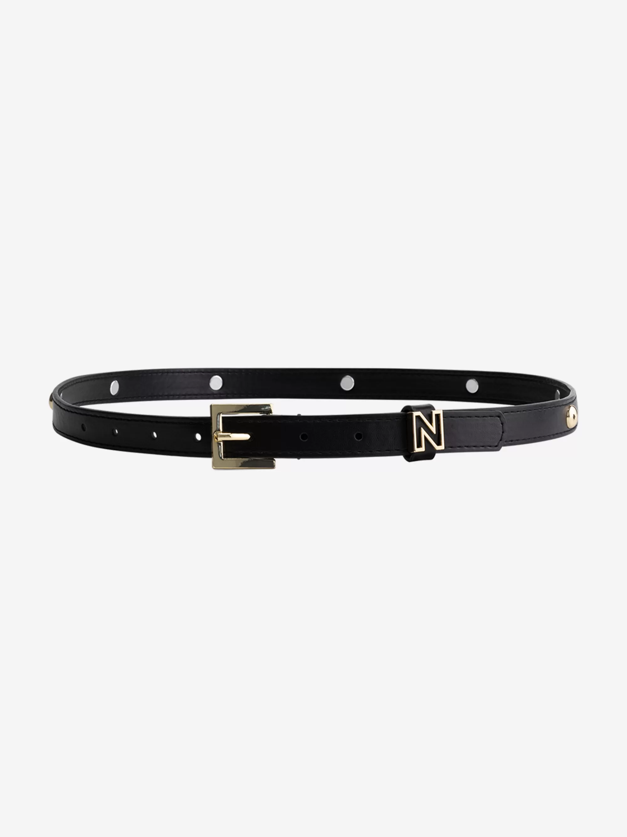 FIFTH HOUSE Alle Accessories-Riem met studs Black/gold