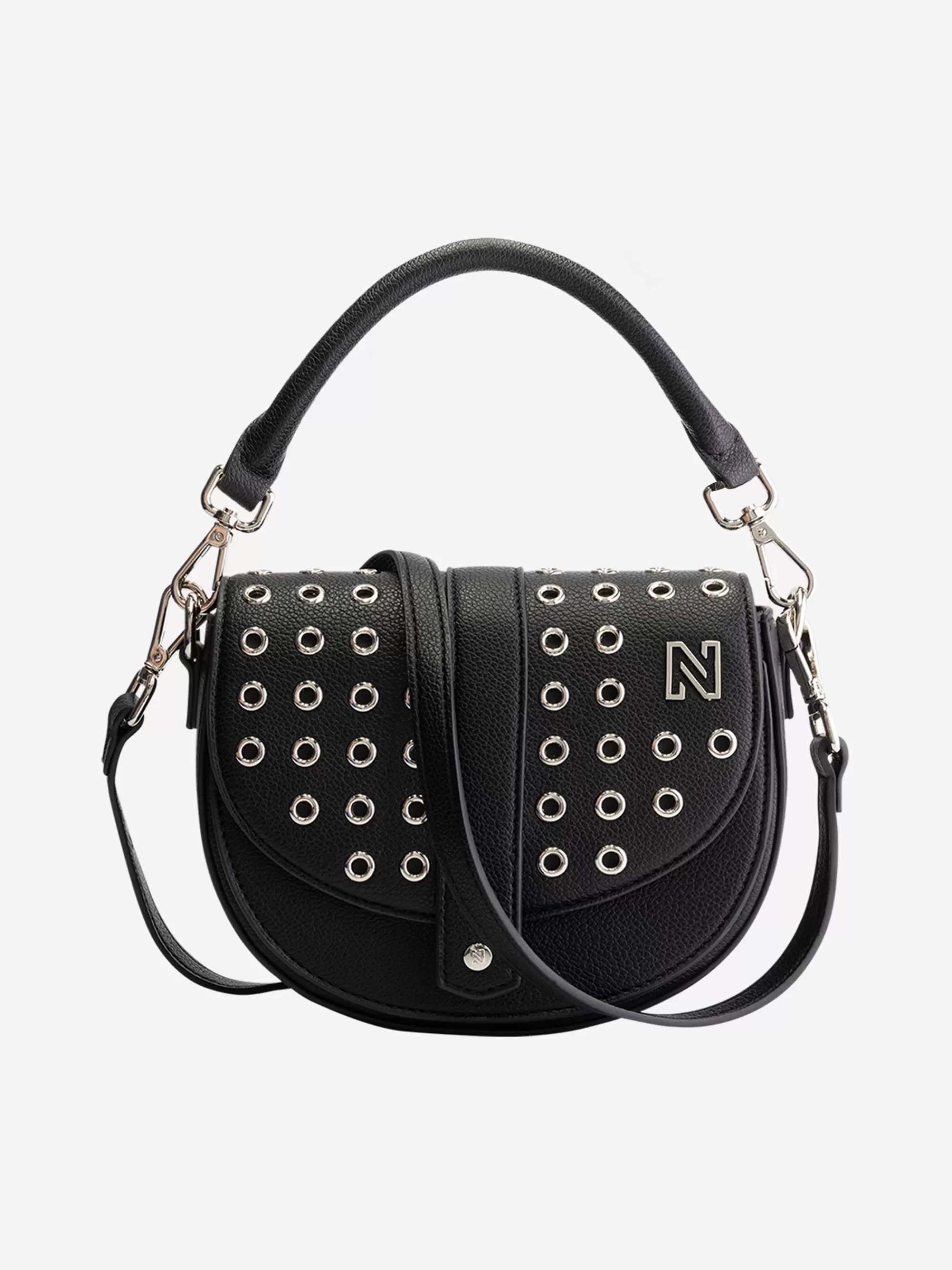 FIFTH HOUSE Alle Accessories-Ronde schoudertas met studs Black