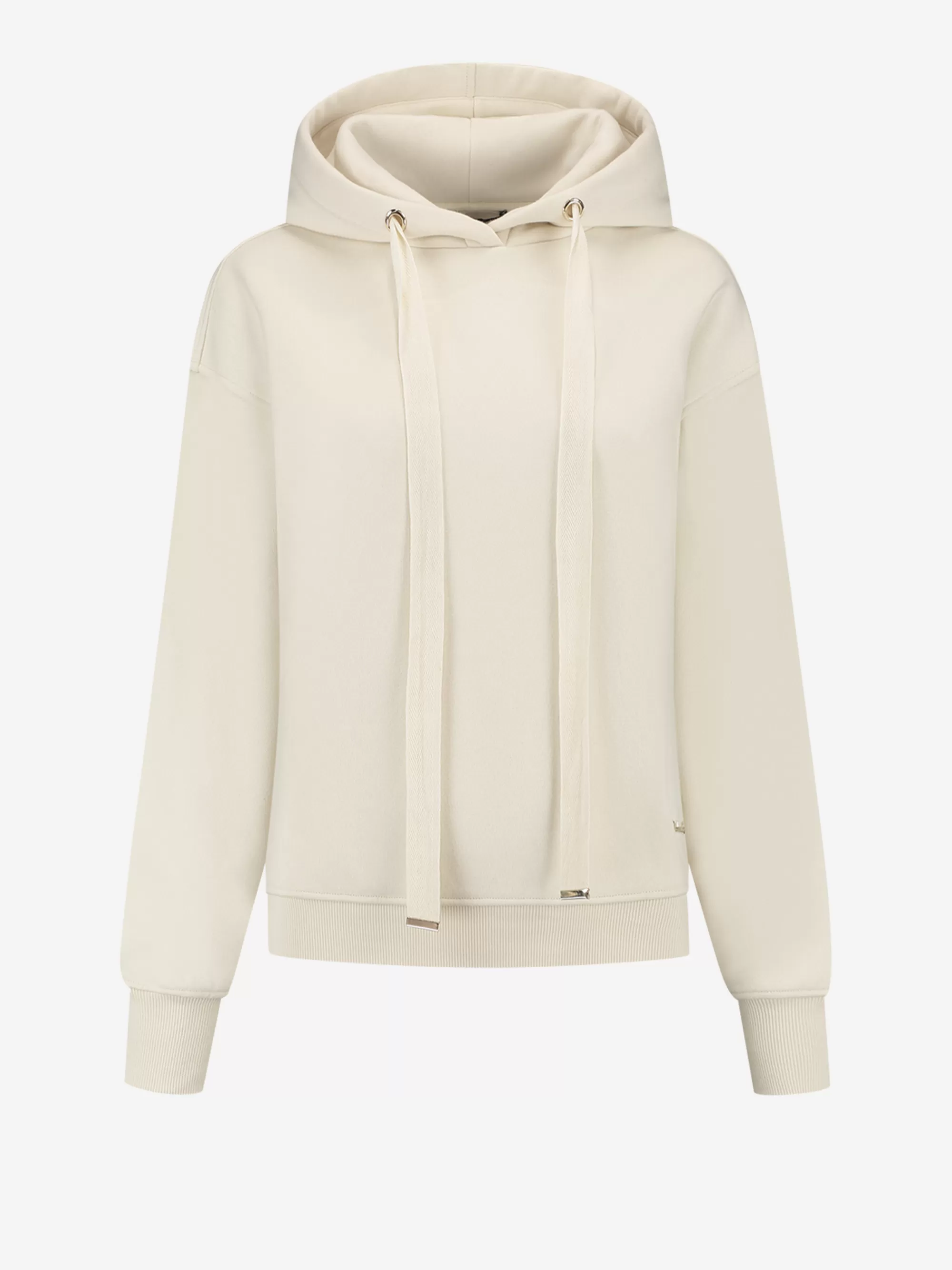 FIFTH HOUSE Truien & Vesten-Ruimvallende hoodie Cream