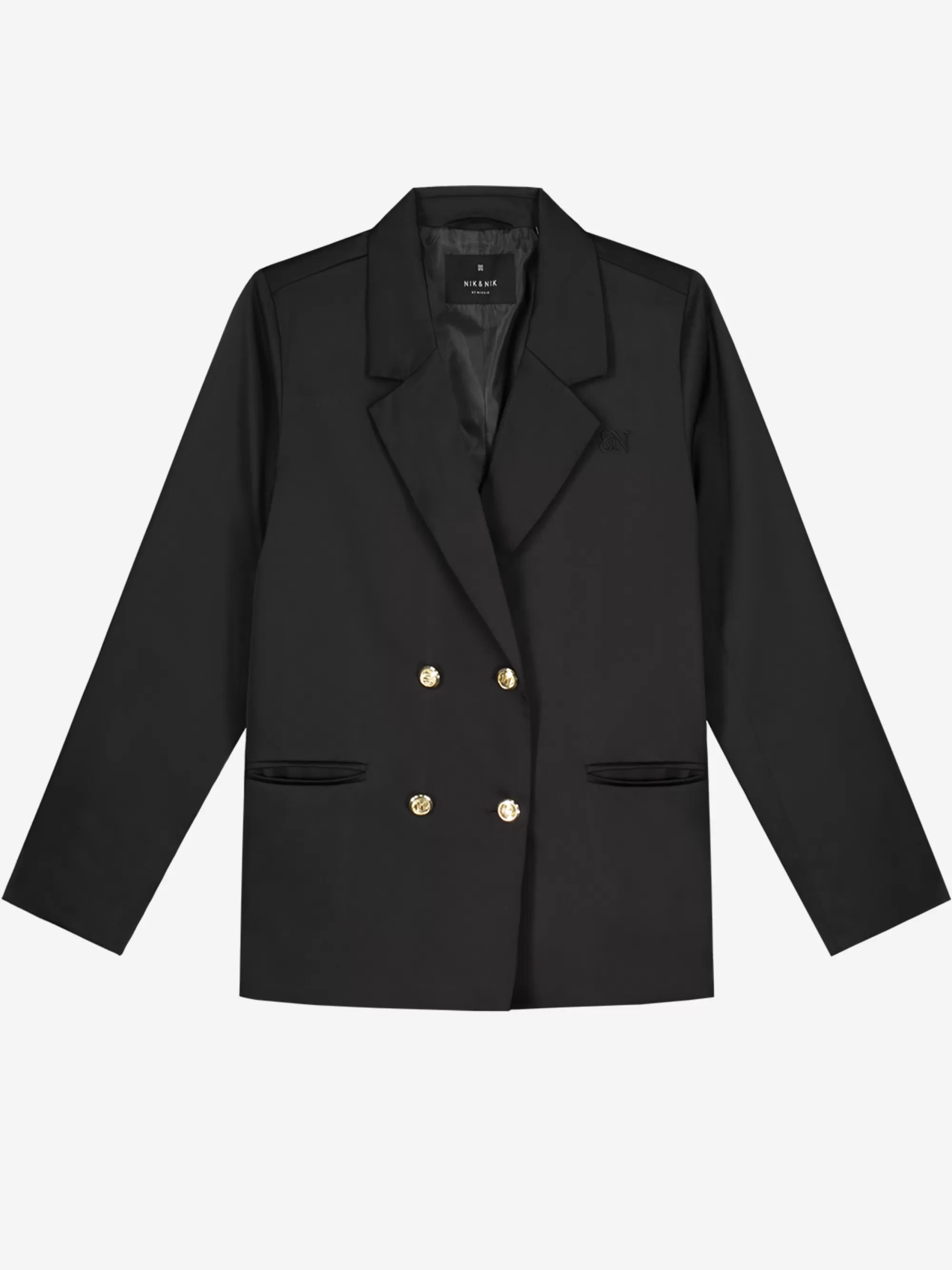 FIFTH HOUSE Jassen & Blazers-Satijn-look blazer Black