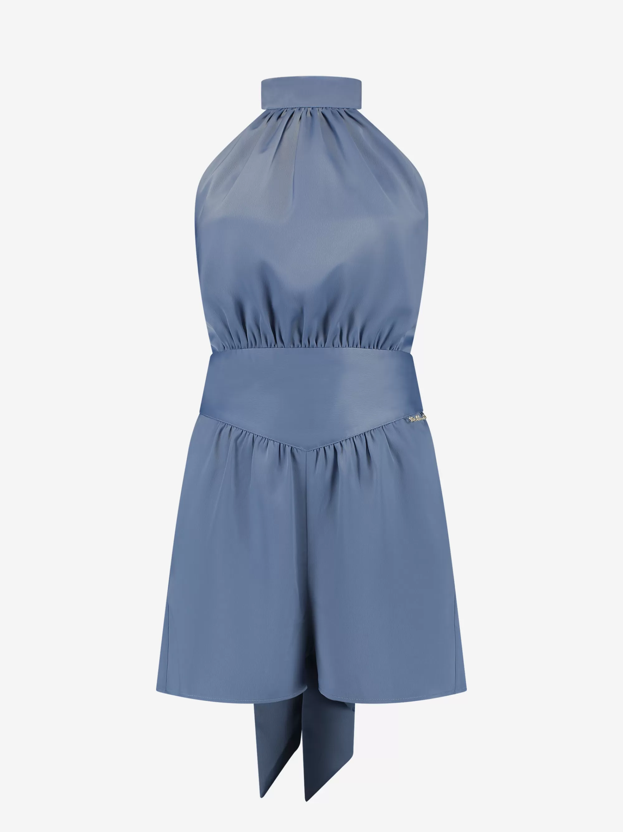 FIFTH HOUSE Jumpsuits-Satijn-look playsuit Smokedblue