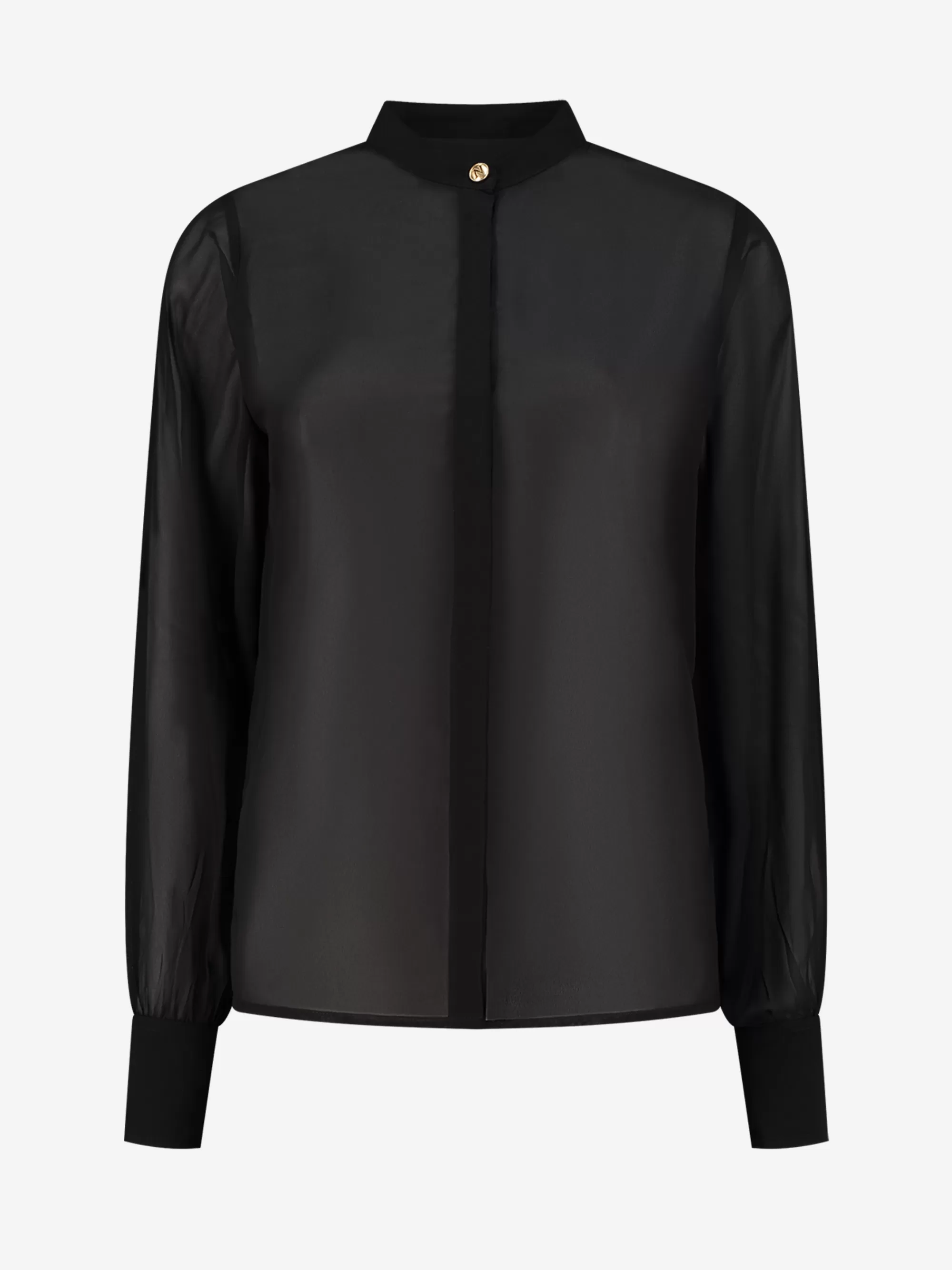 FIFTH HOUSE Blouses-Semi-transparante Blouse Black