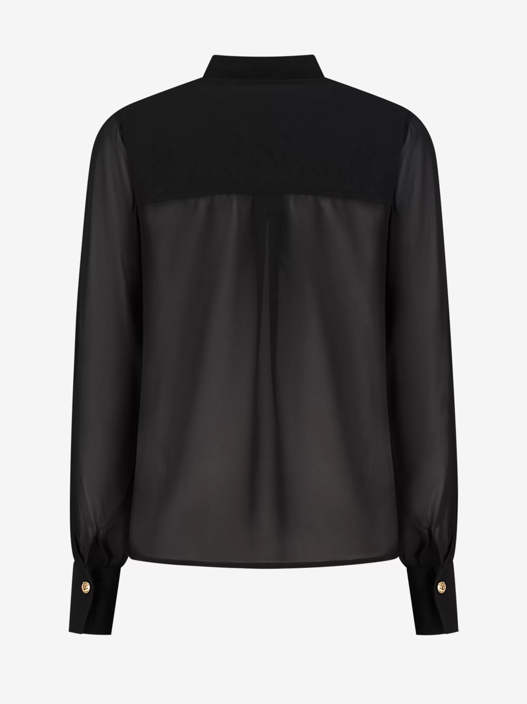 FIFTH HOUSE Blouses-Semi-transparante Blouse Black