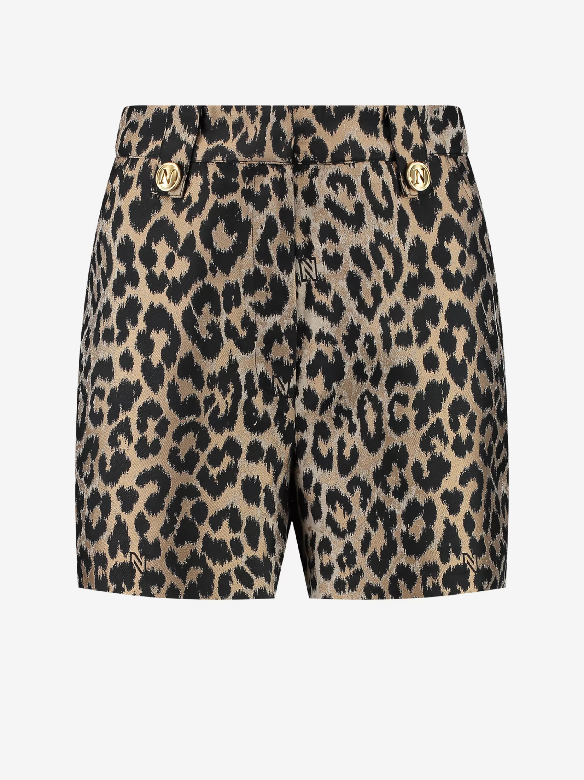 FIFTH HOUSE Shorts-Short met dieren print Cashew