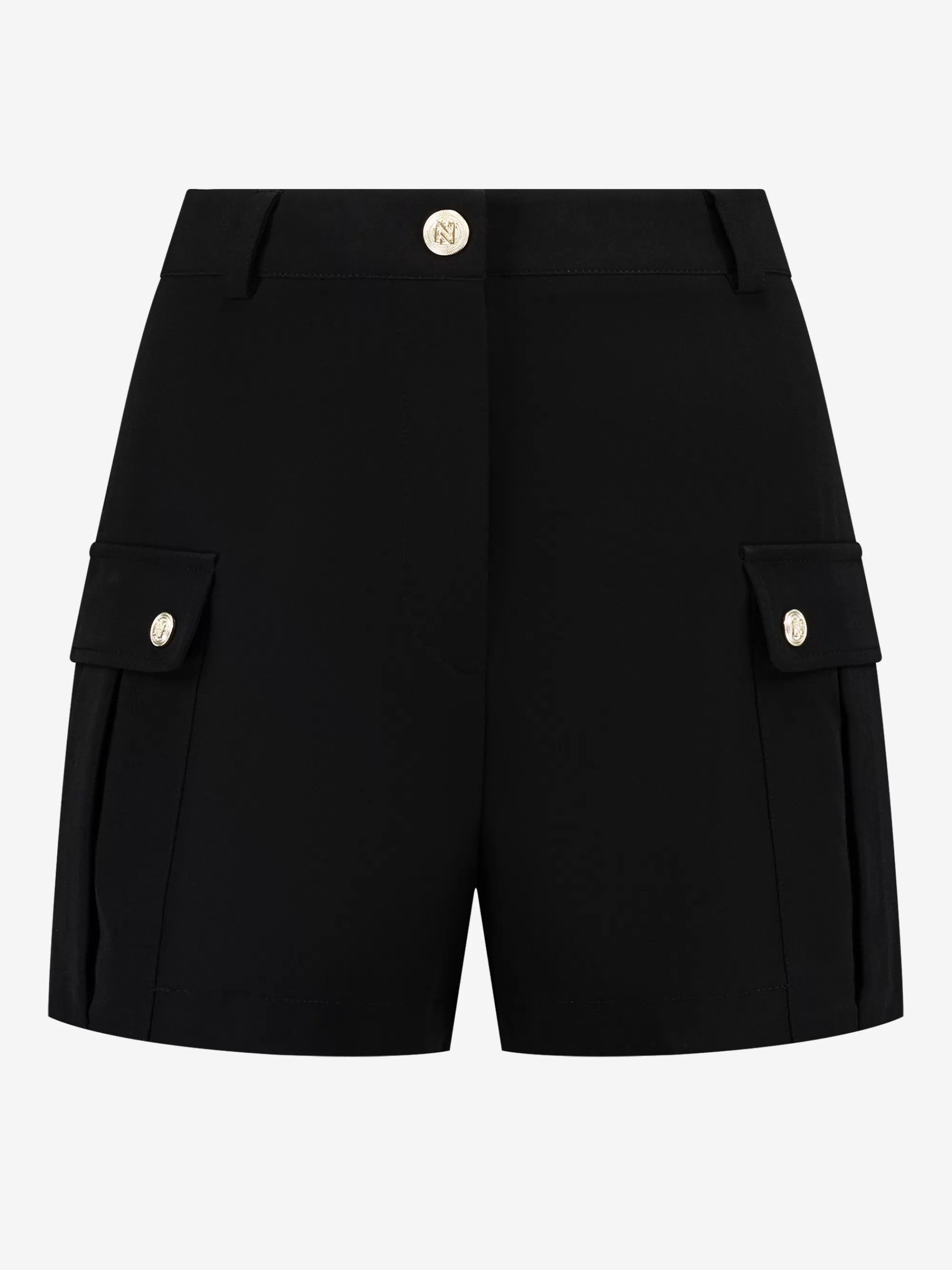 FIFTH HOUSE Shorts-Short met knopen Black