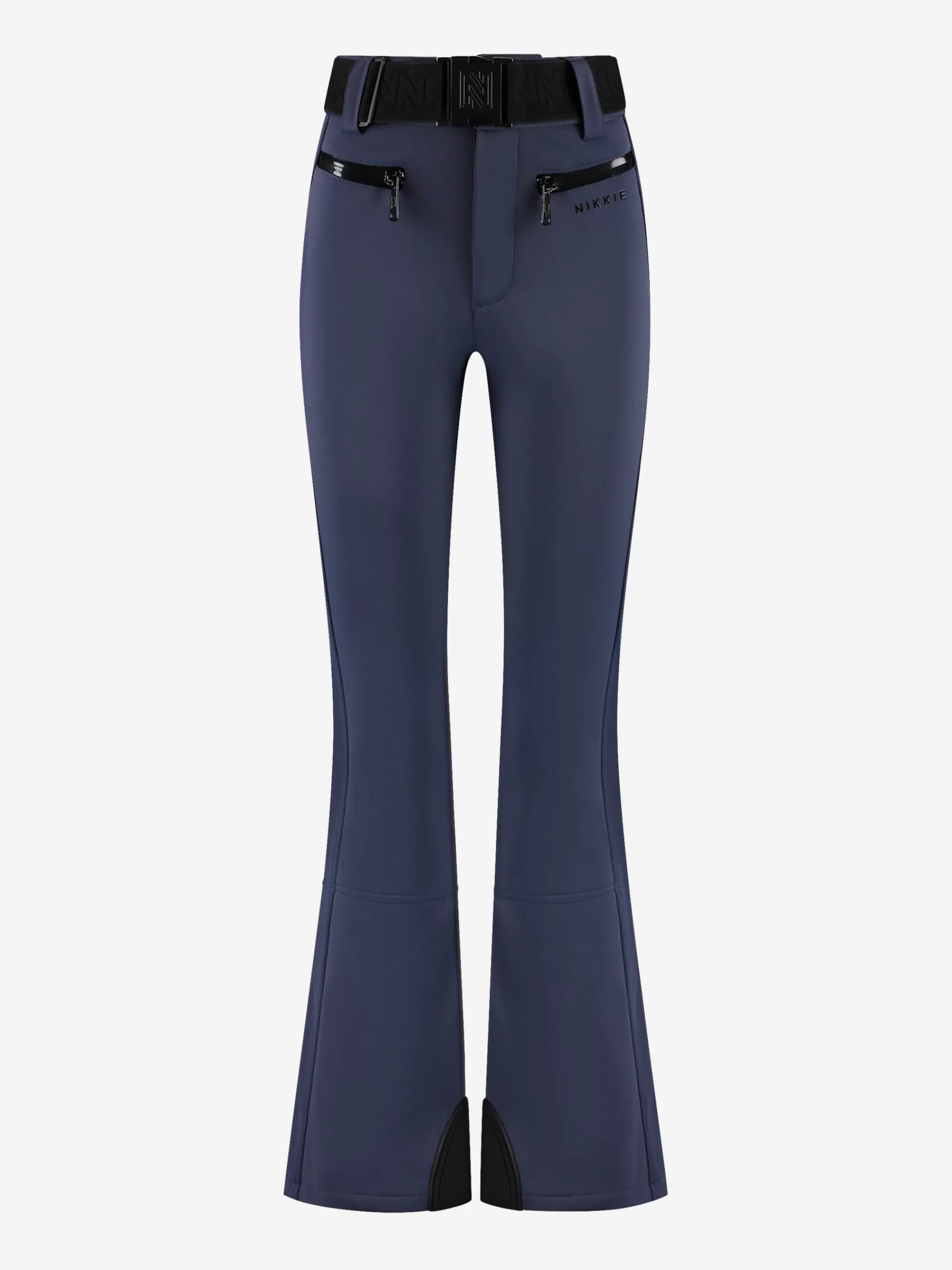 FIFTH HOUSE Skiwear-Ski broek met flared pasvorm en verstelbare riem Navy