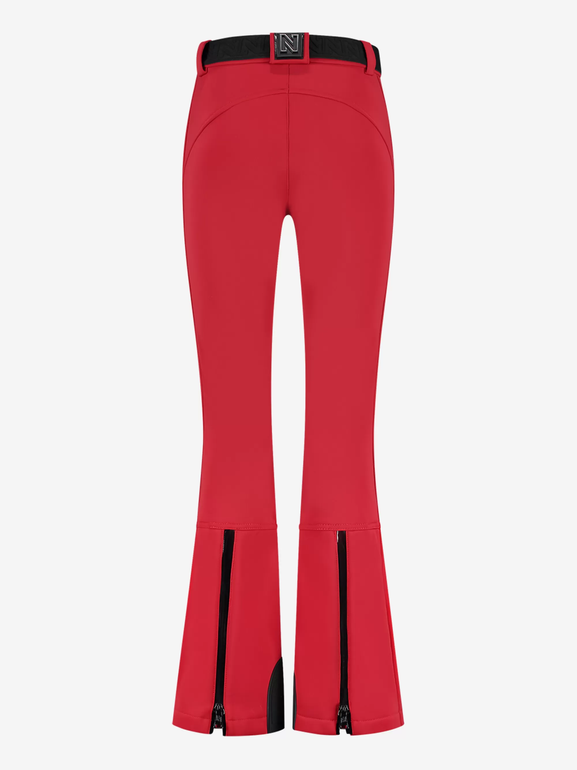 FIFTH HOUSE Skiwear-Ski broek met fla pasvorm en verstelbare riem Red