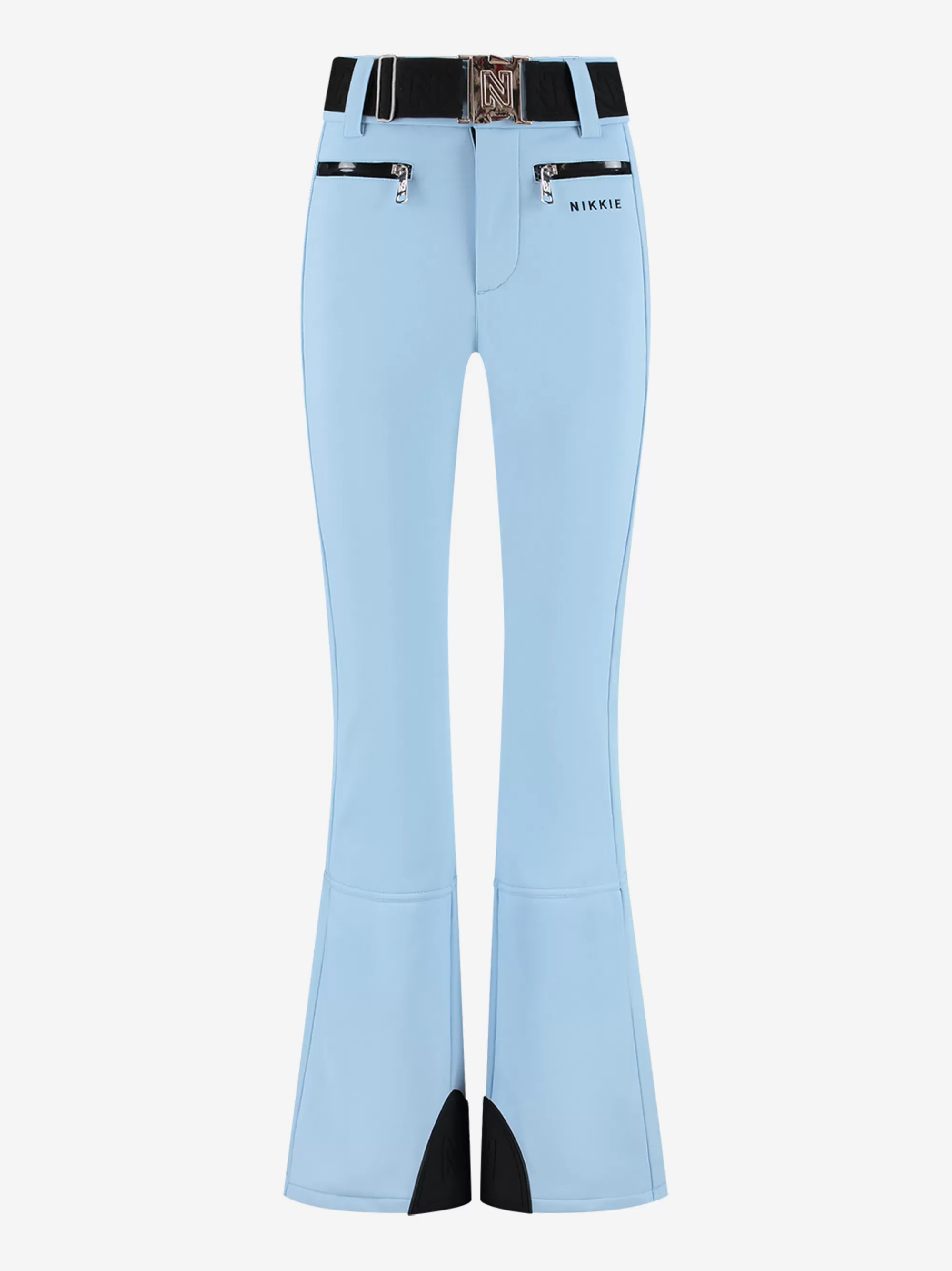 FIFTH HOUSE Skiwear-Ski broek met flared pasvorm en verstelbare riem Powderblue