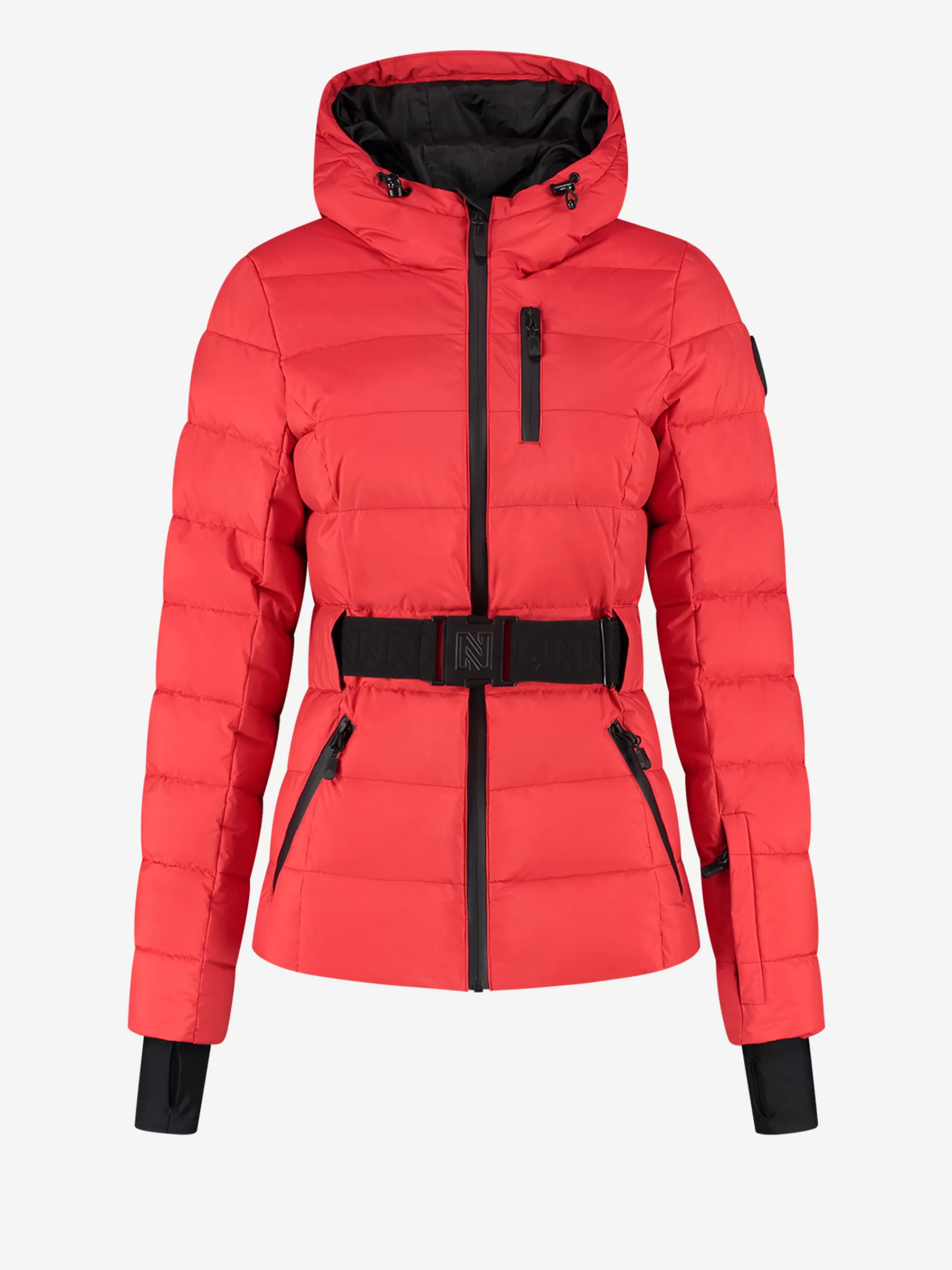 FIFTH HOUSE Jassen & Jacks | Skiwear-Ski jas met capuchon en elastische riem Red