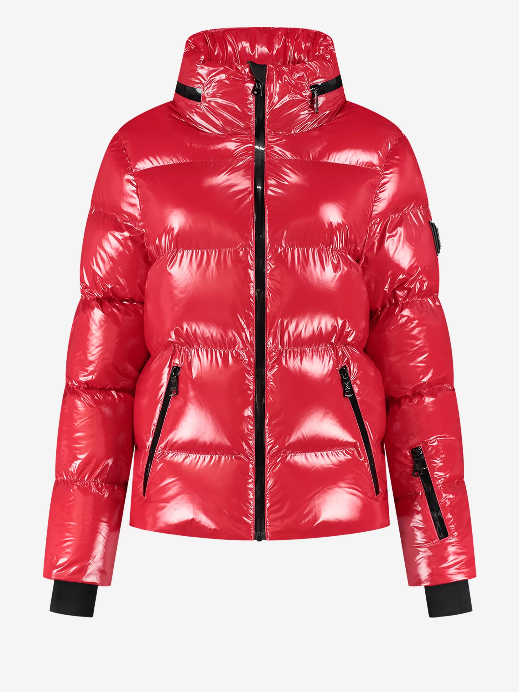 FIFTH HOUSE Skiwear | Jassen & Jacks-Ski jas met metallic look Red