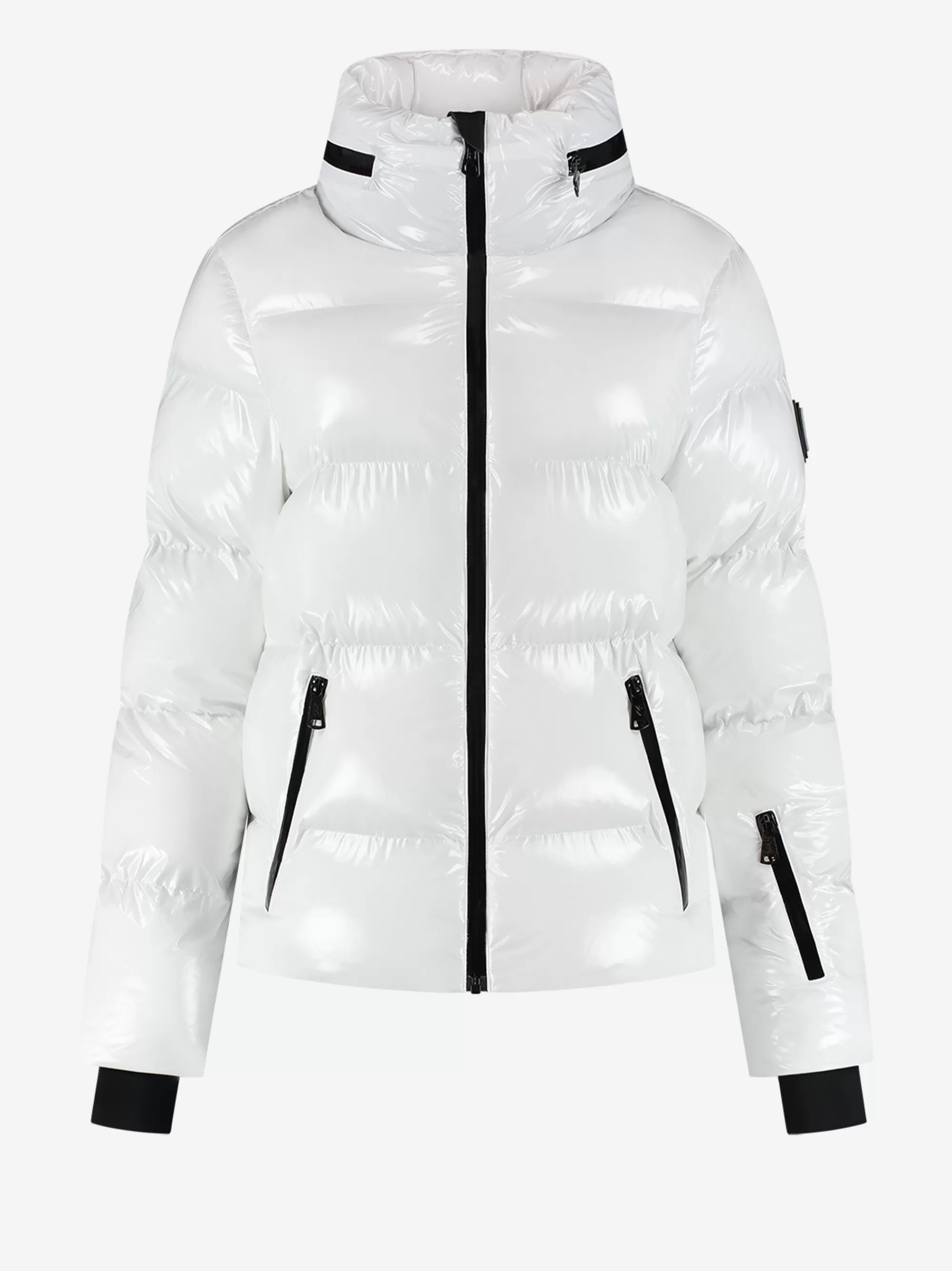 FIFTH HOUSE Jassen & Jacks | Skiwear-Ski jas met metallic look Brightwhite