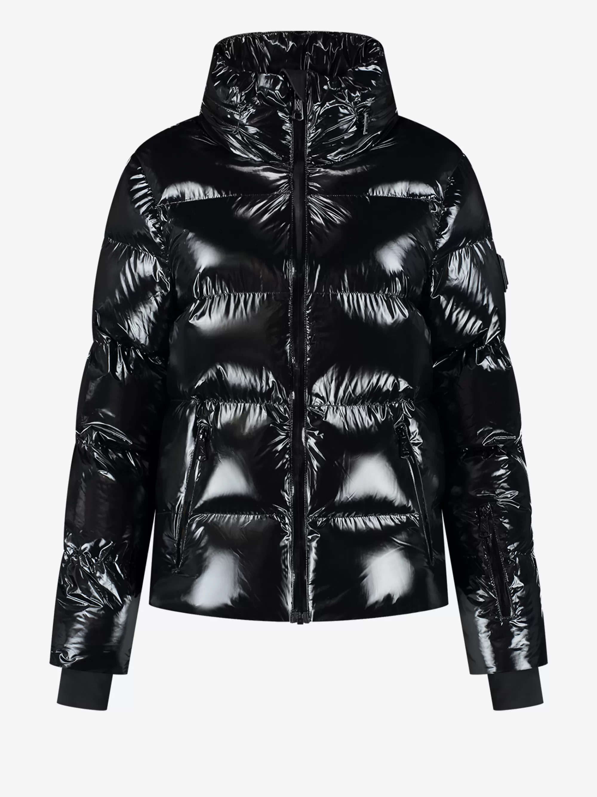 FIFTH HOUSE Skiwear | Jassen & Jacks-Ski jas met metallic look Black