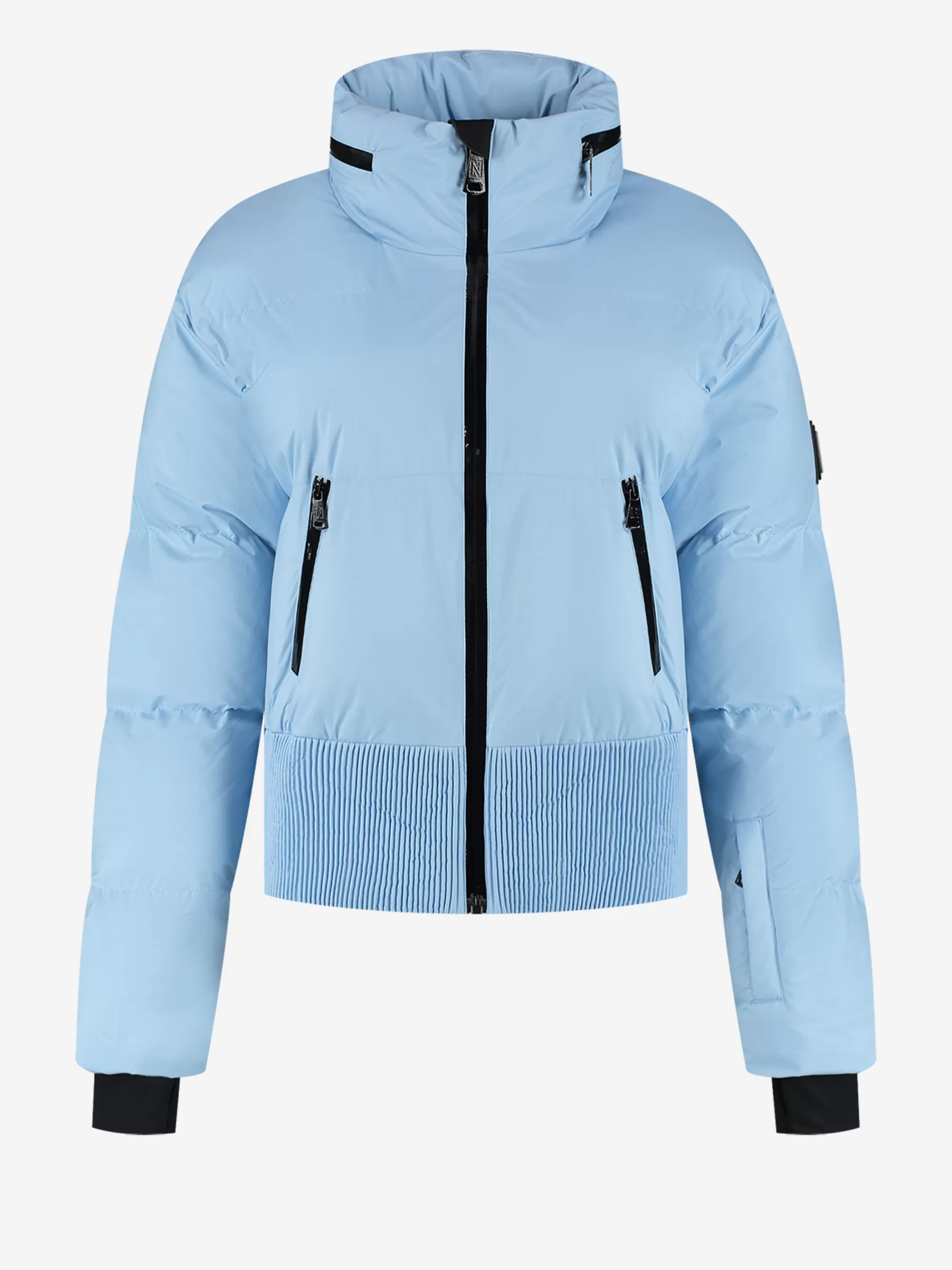 FIFTH HOUSE Skiwear | Jassen & Jacks-Ski jas met uitvouwbare capuchon en sneeuwvangers Powderblue