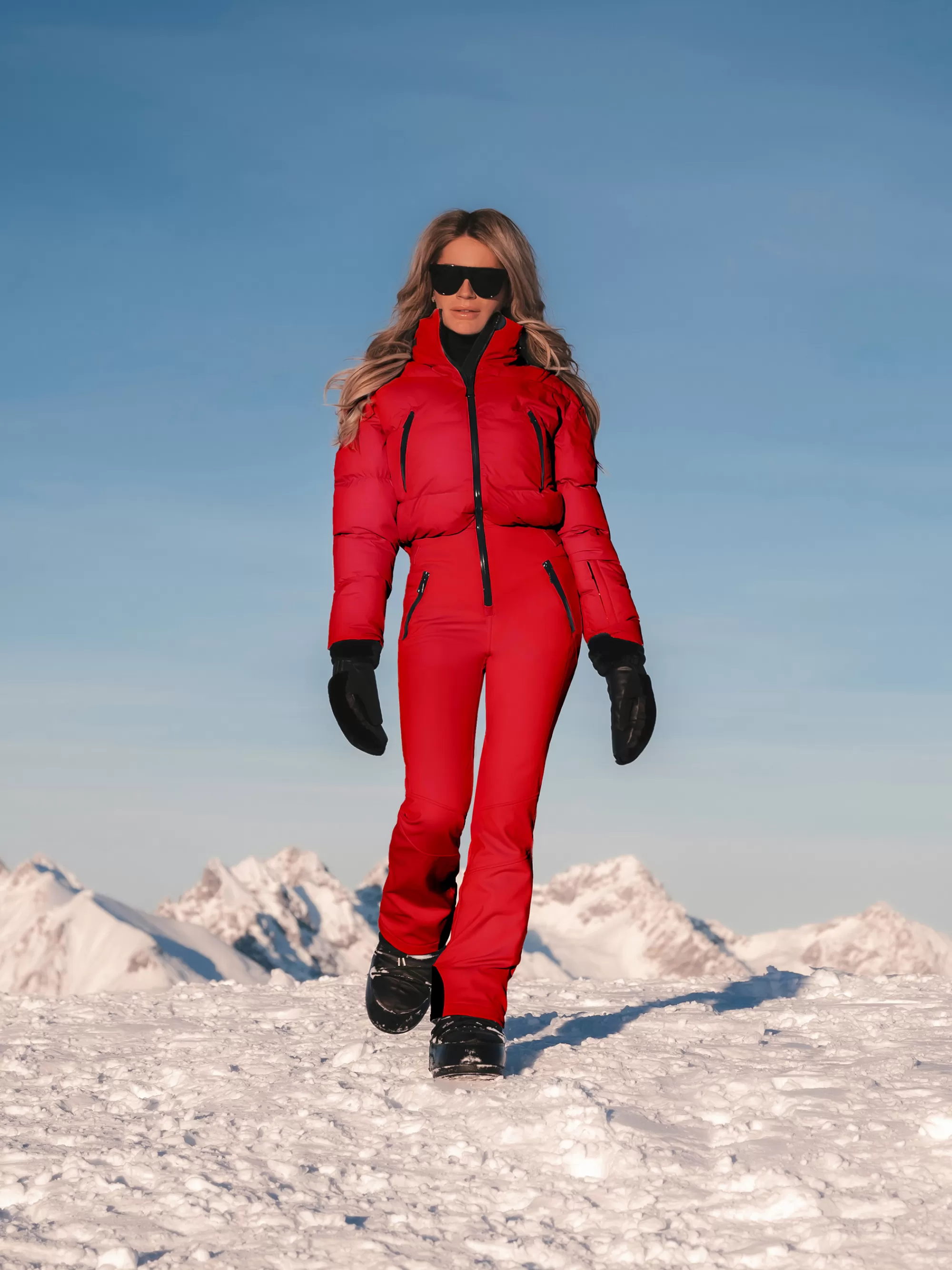 FIFTH HOUSE Skiwear | Jumpsuits-Ski jumpsuit met waterdichte bescherming en verstelbare details Red