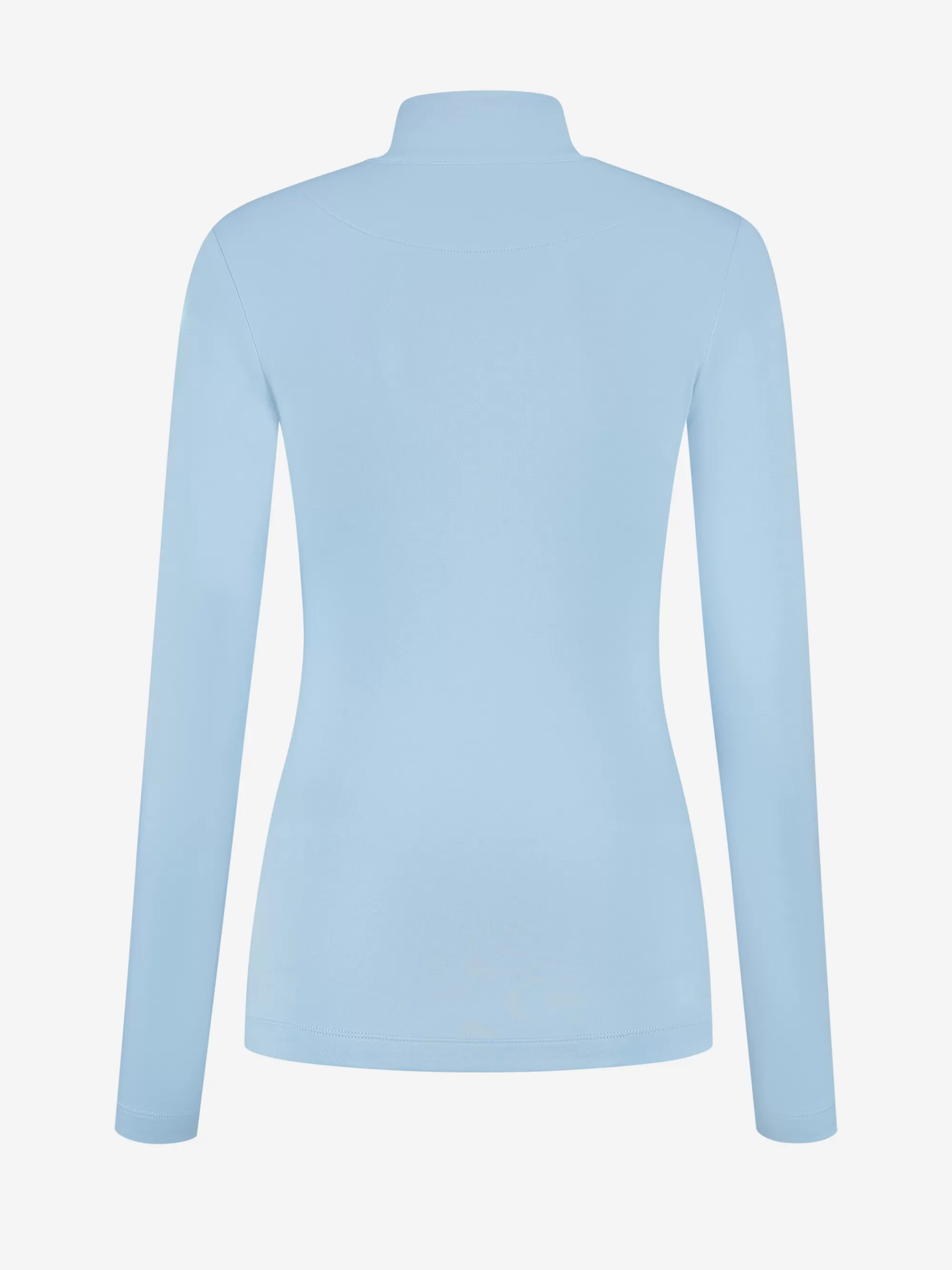 FIFTH HOUSE Skiwear | Tops-Ski pully met rits en Swarovski N-logo Powderblue