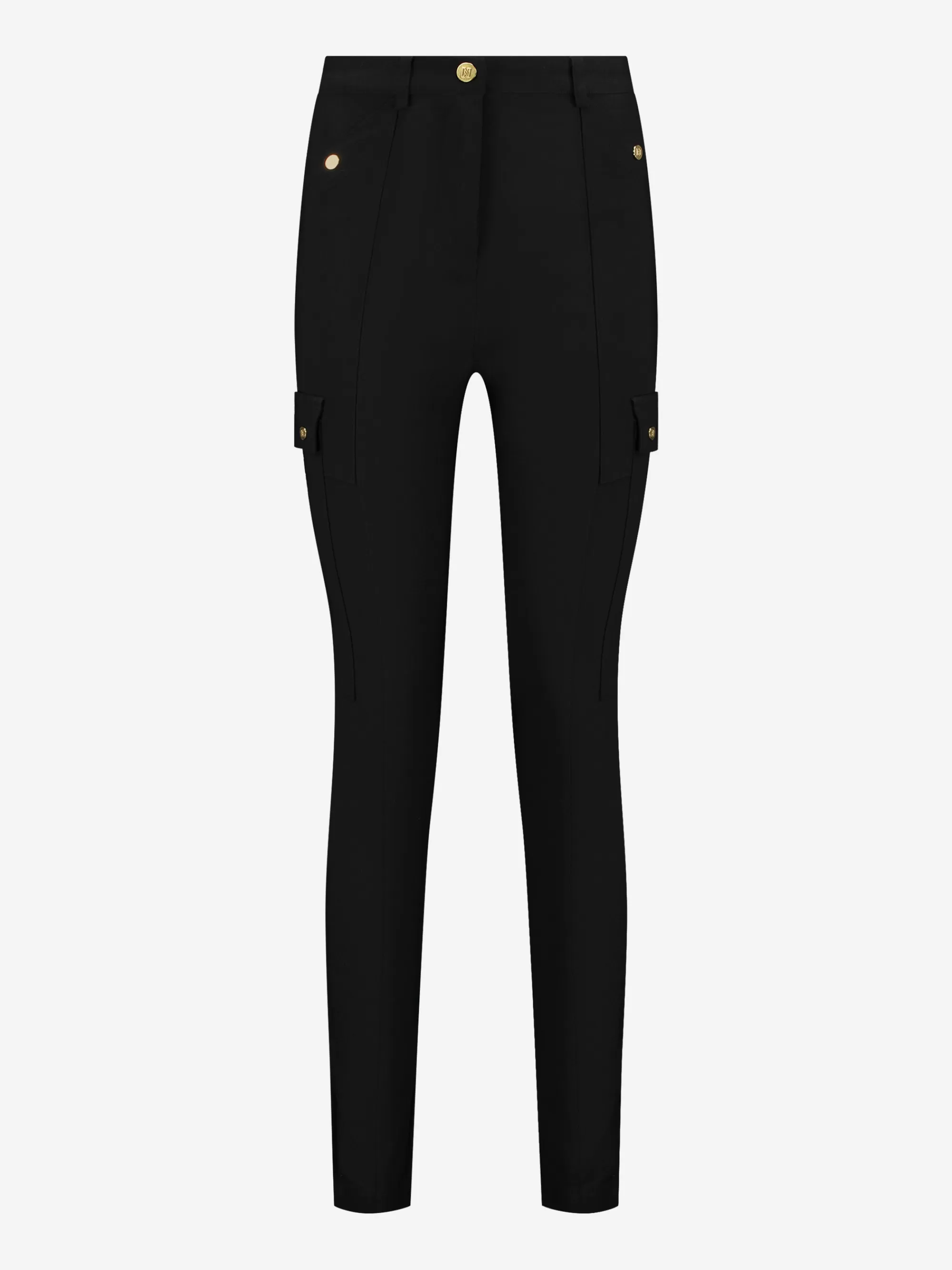 FIFTH HOUSE Broeken & Jeans-Skinny broek met mid rise Black