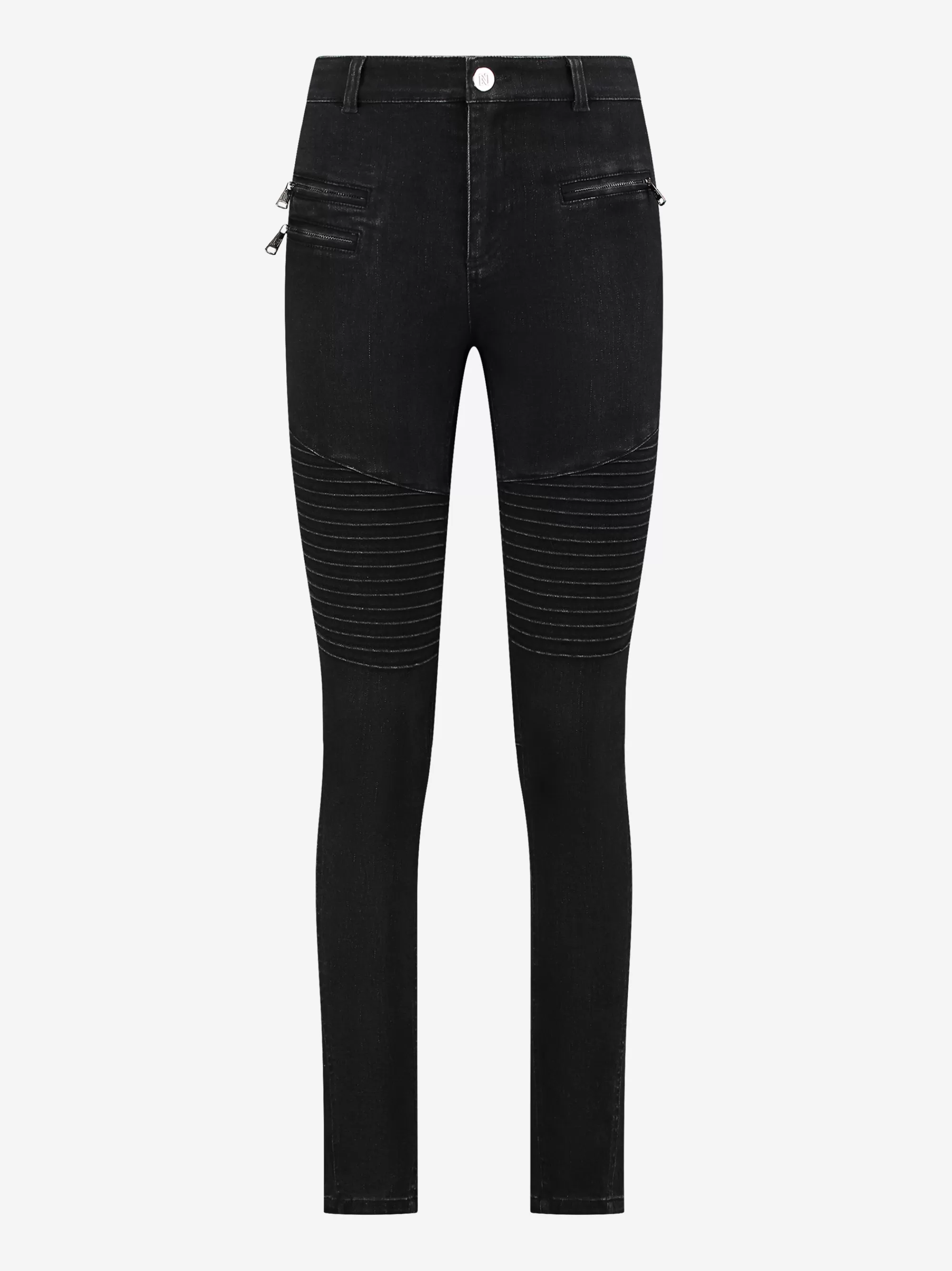 FIFTH HOUSE Broeken & Jeans-Skinny Jeans met details Black