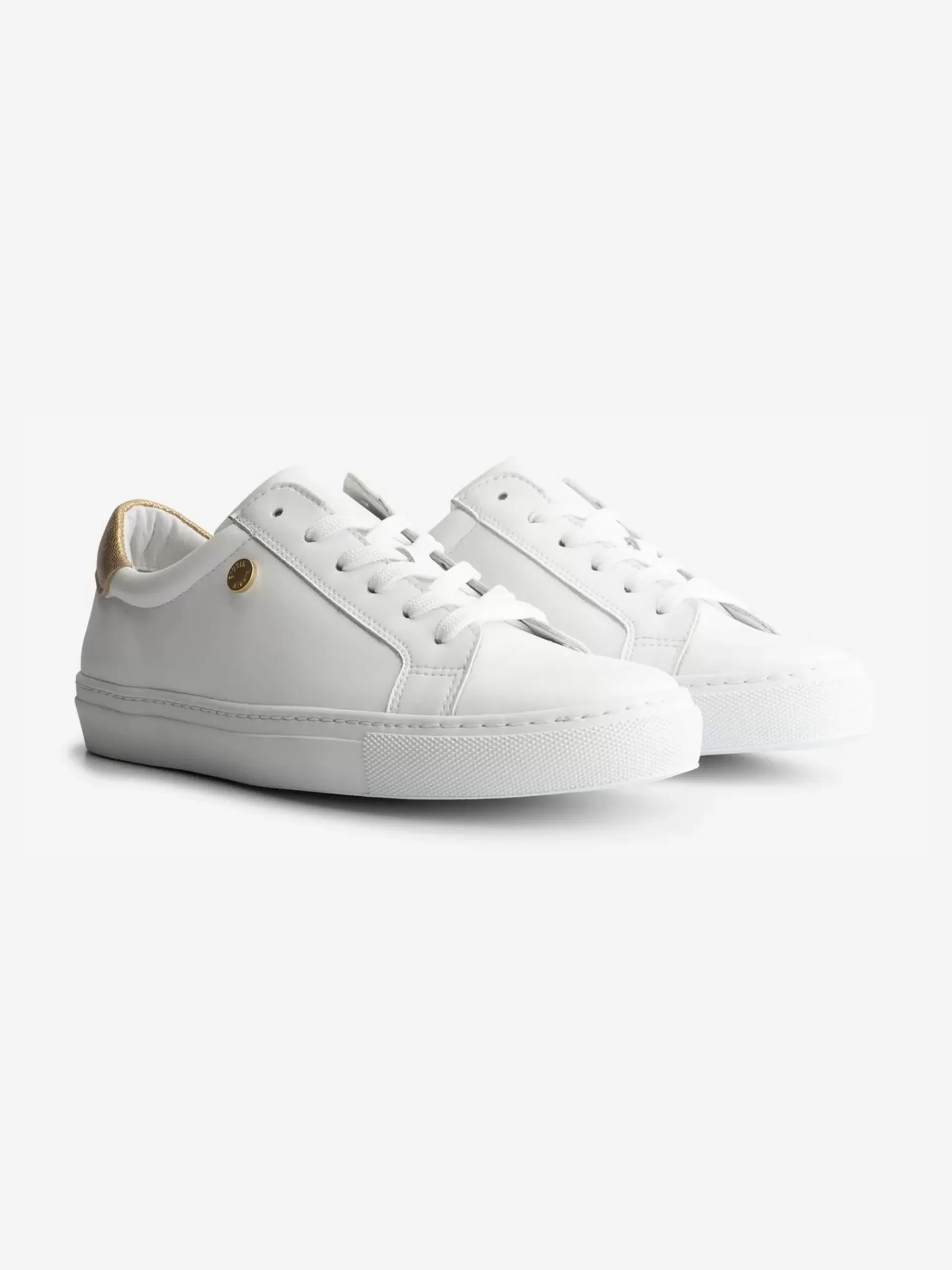 FIFTH HOUSE Alle Schoenen-Sneaker met goud detail White