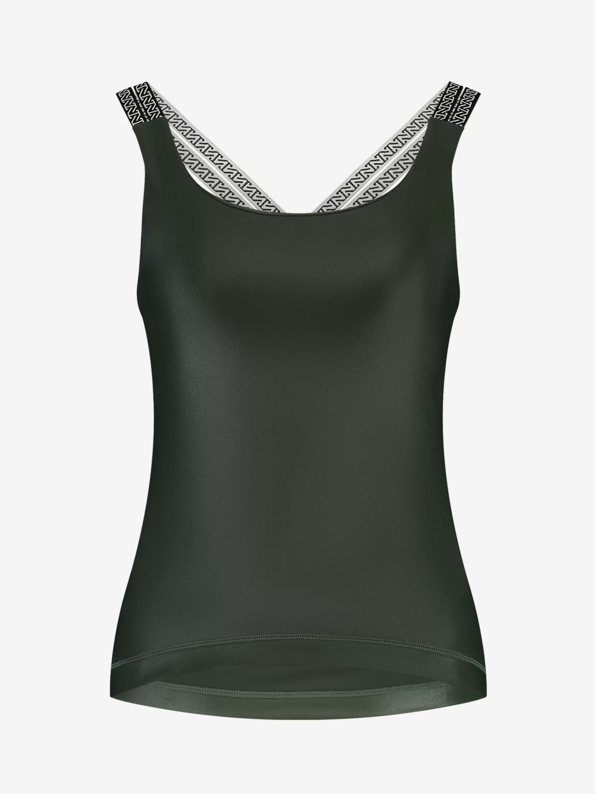 FIFTH HOUSE Sportkleding | Tops-Sport tank top Deepgreen