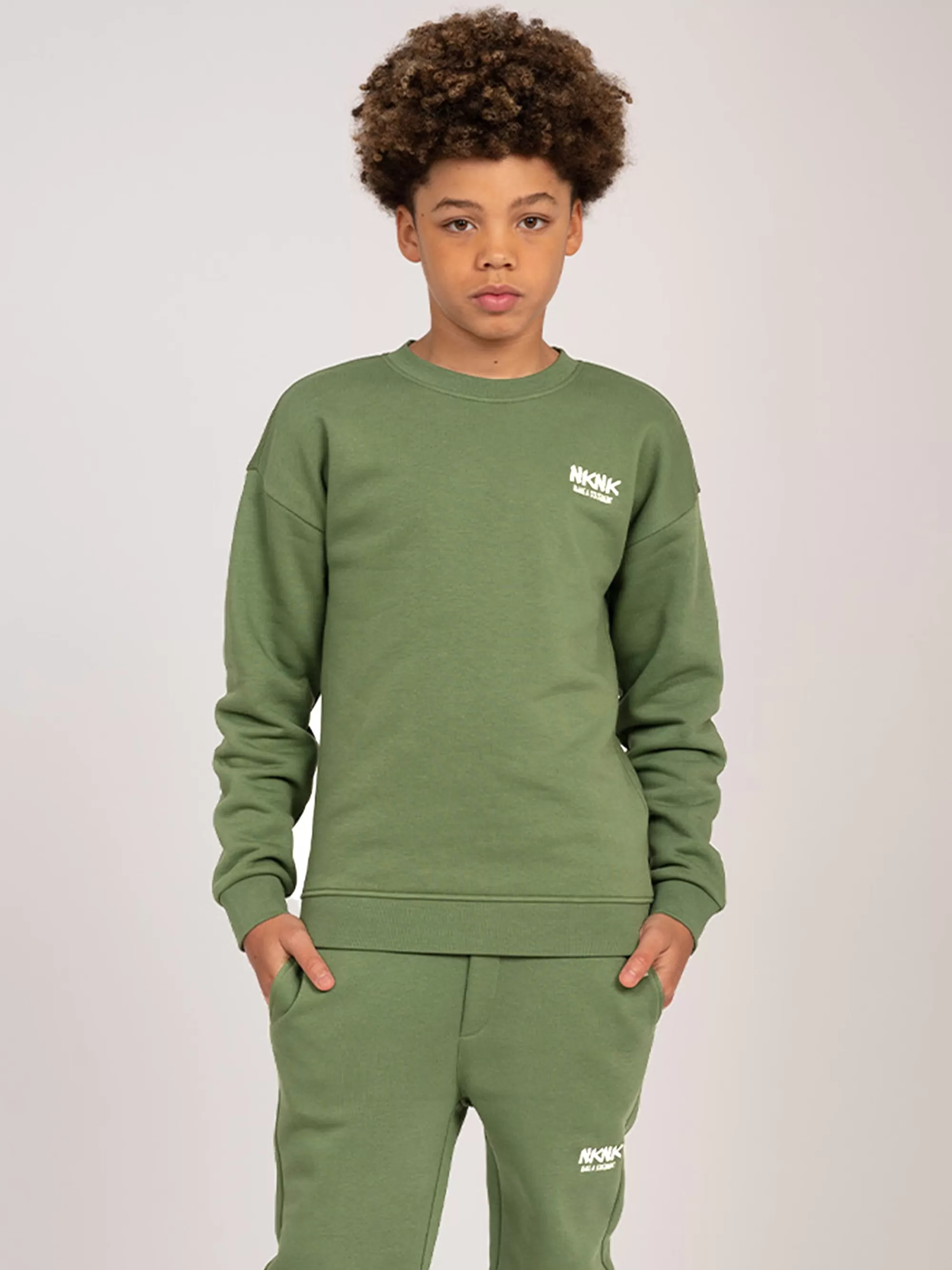 FIFTH HOUSE Truien & Vesten-Sweatshirt met embroidery logo Vintagegreen