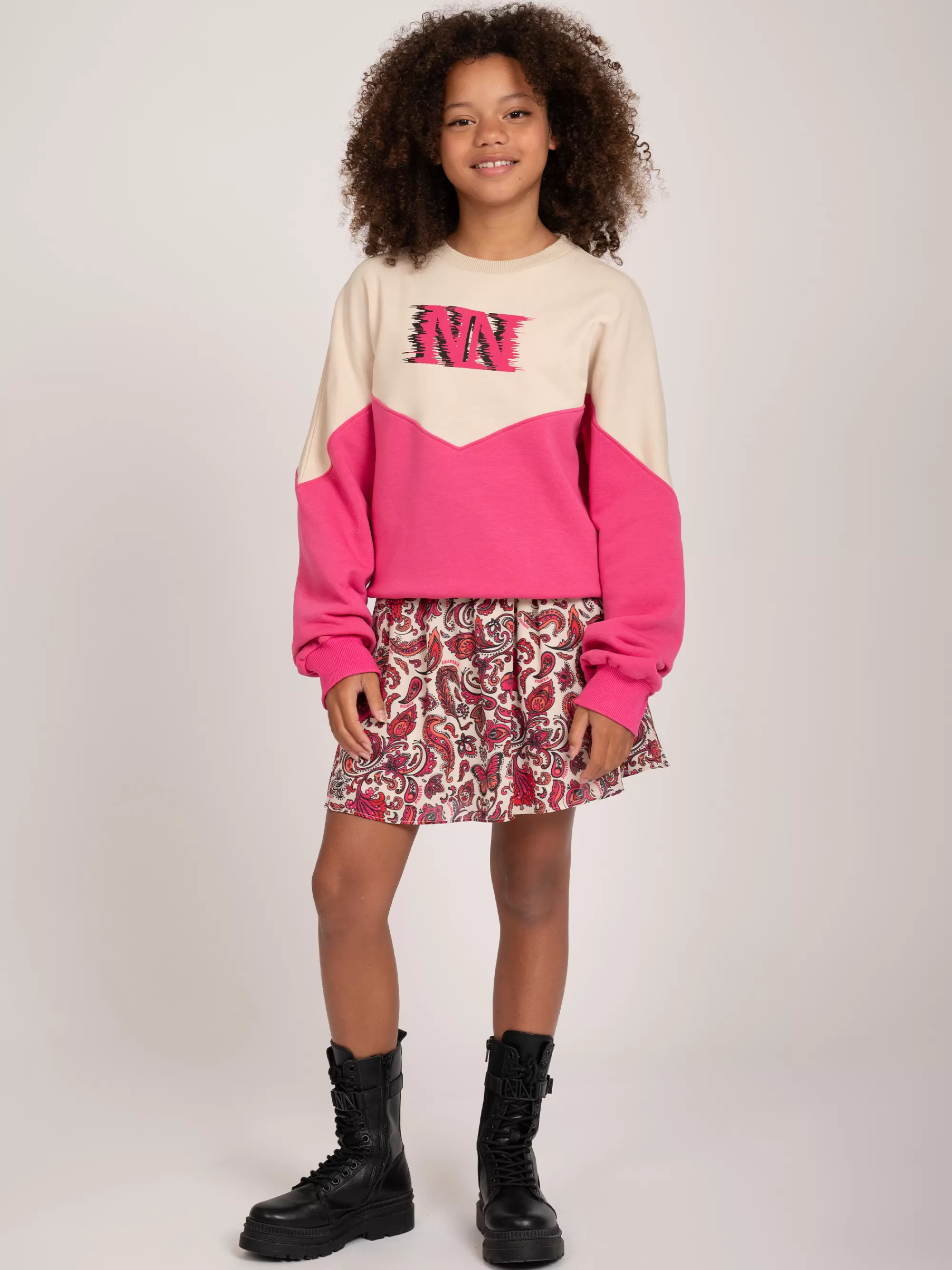 FIFTH HOUSE Truien & Vesten-Sweatshirt met NN-logo Fuchsiapop