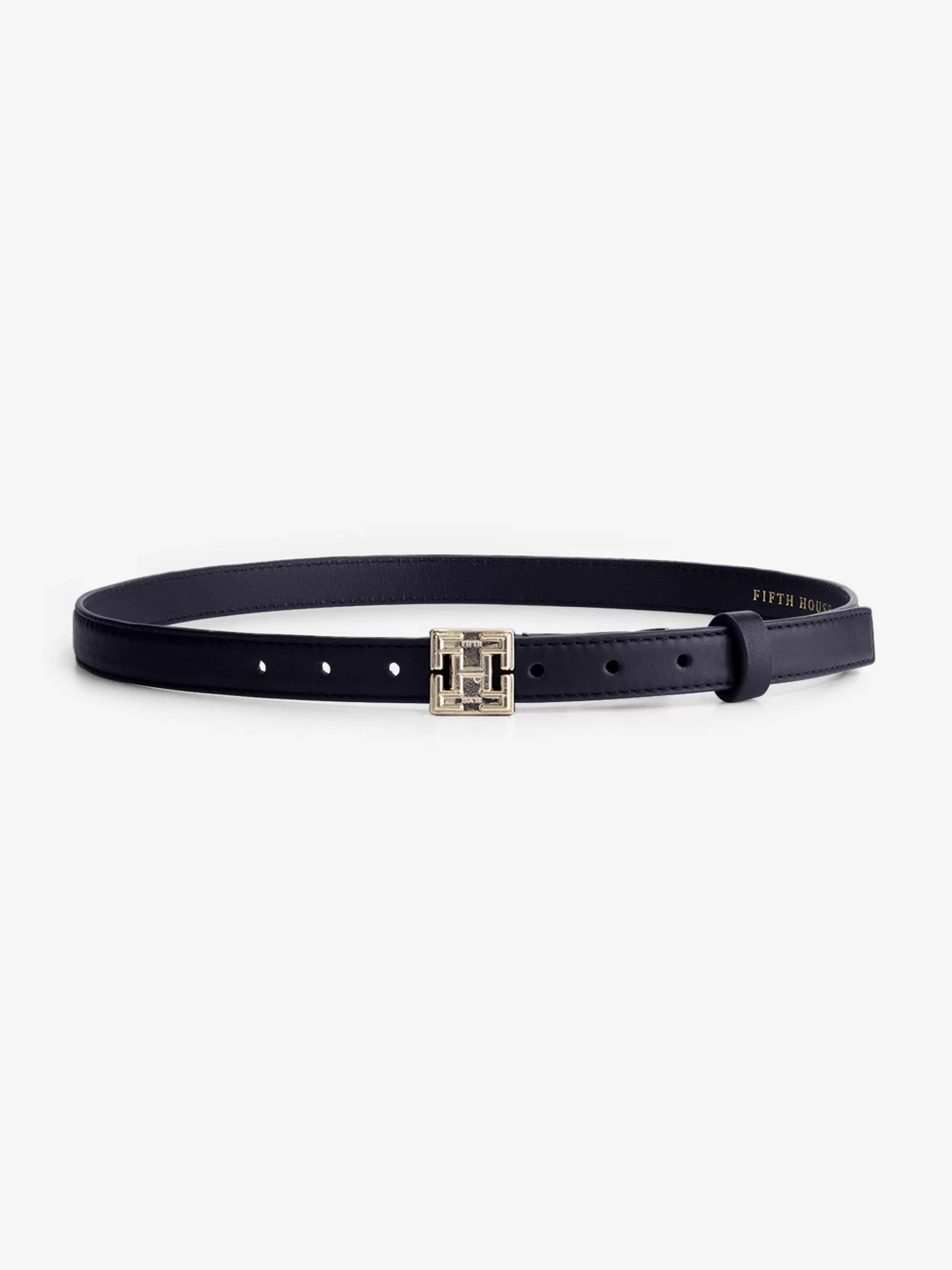 FIFTH HOUSE Riemen-Taille riem met logo gesp Navynight