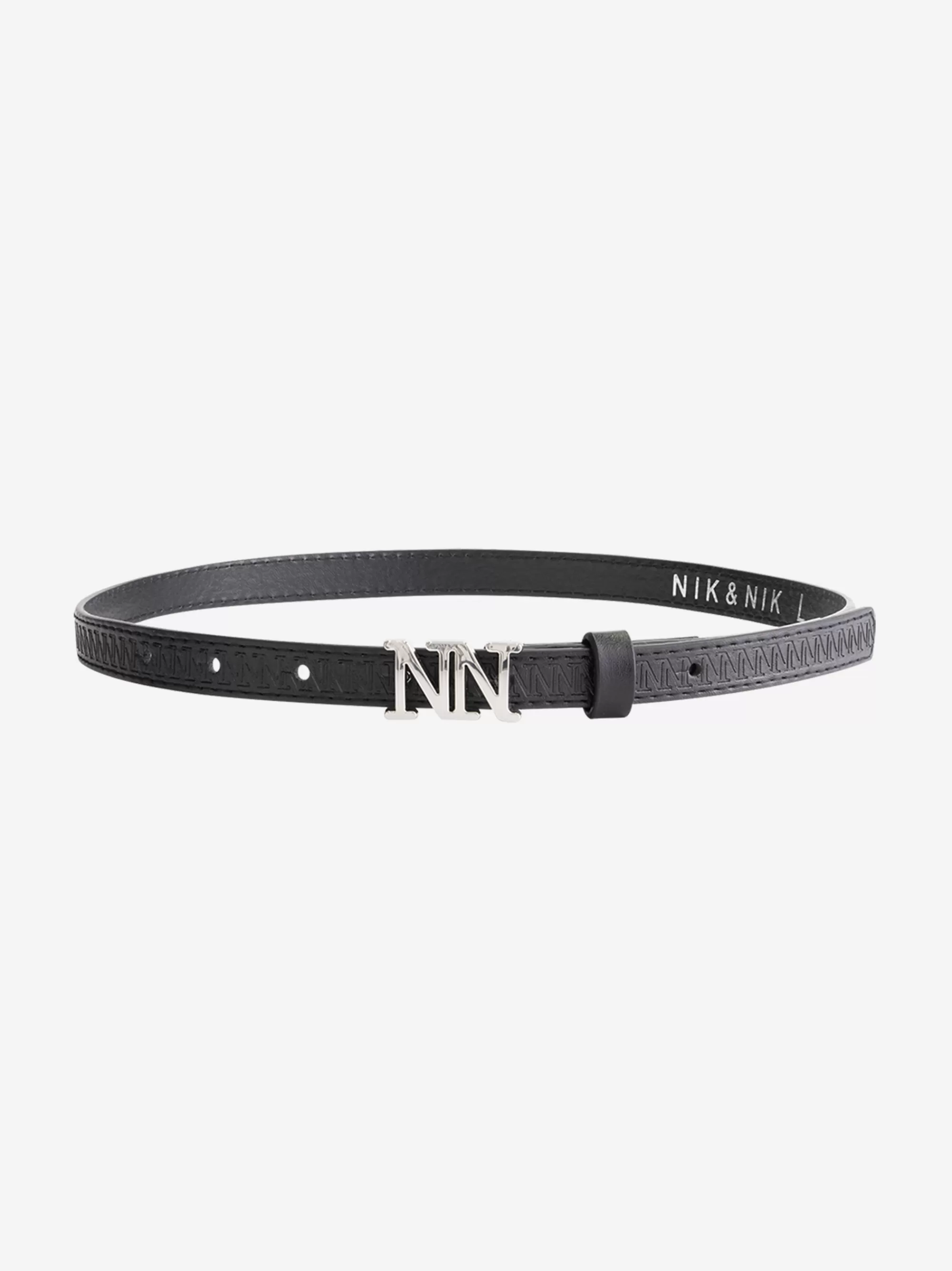 FIFTH HOUSE Alle Accessories-Taille riem met logo patroon Black