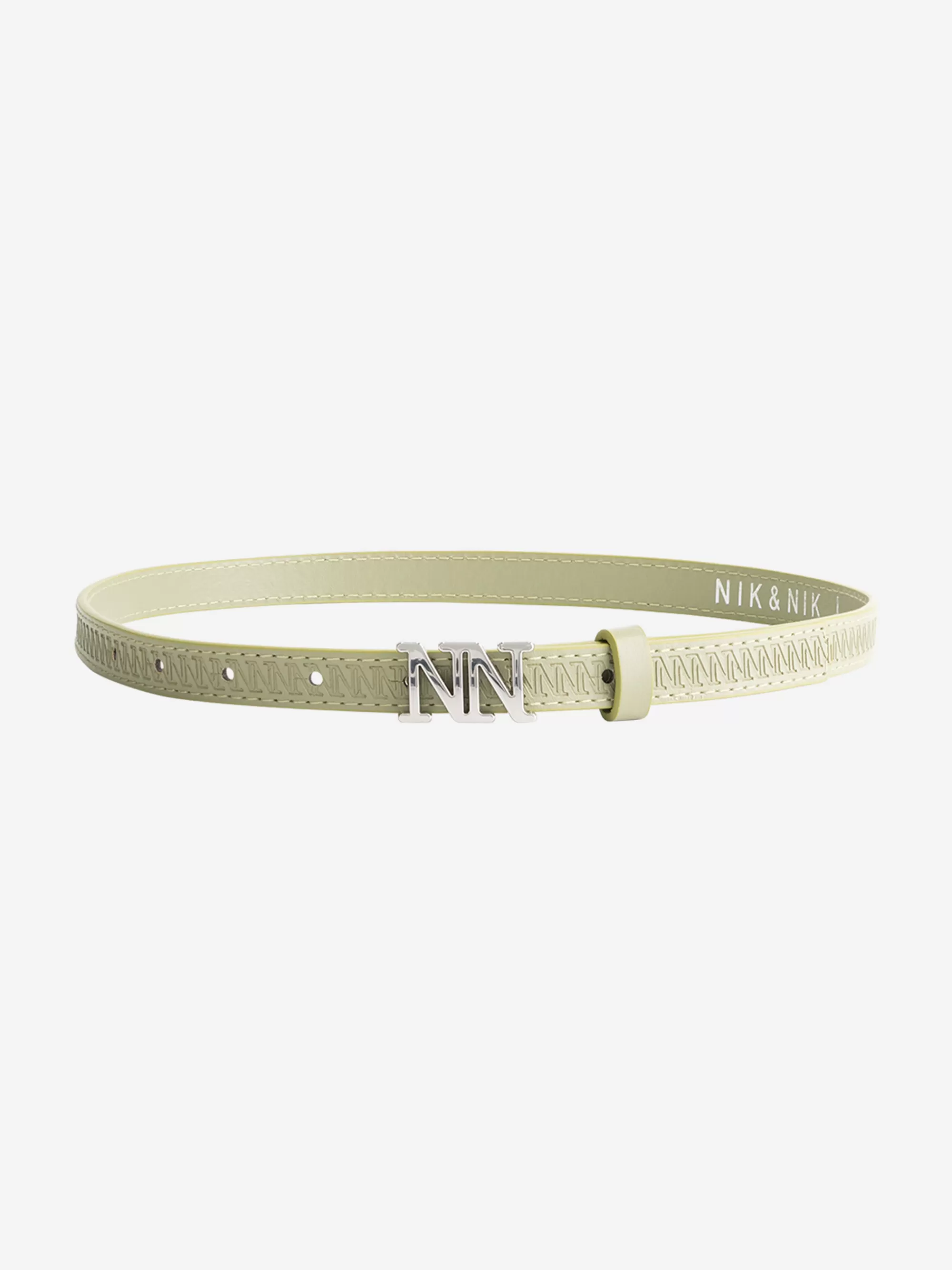 FIFTH HOUSE Alle Accessories-Taille riem met logo patroon Crocodilegreen