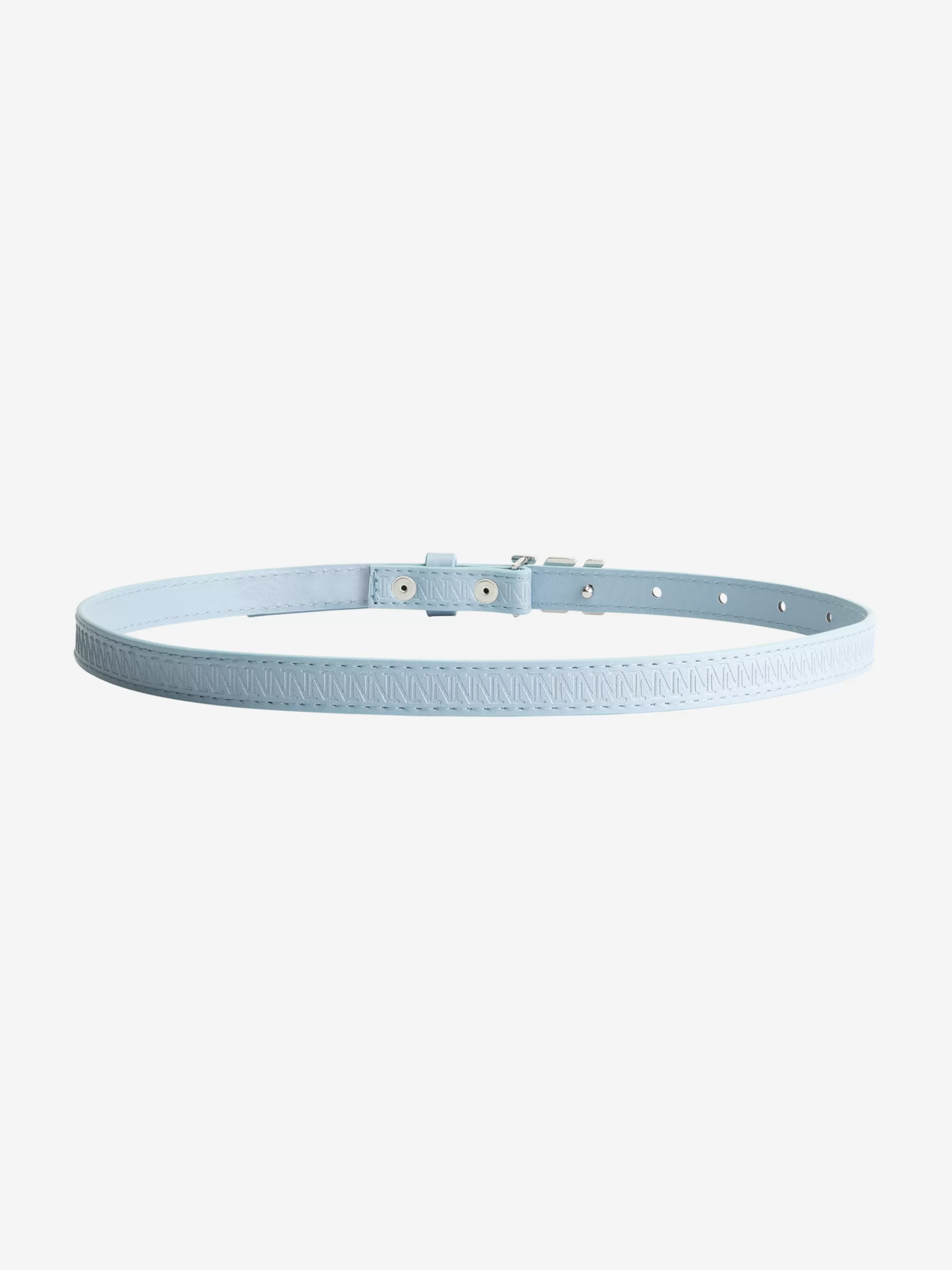 FIFTH HOUSE Alle Accessories-Taille riem met logo patroon Skyblue