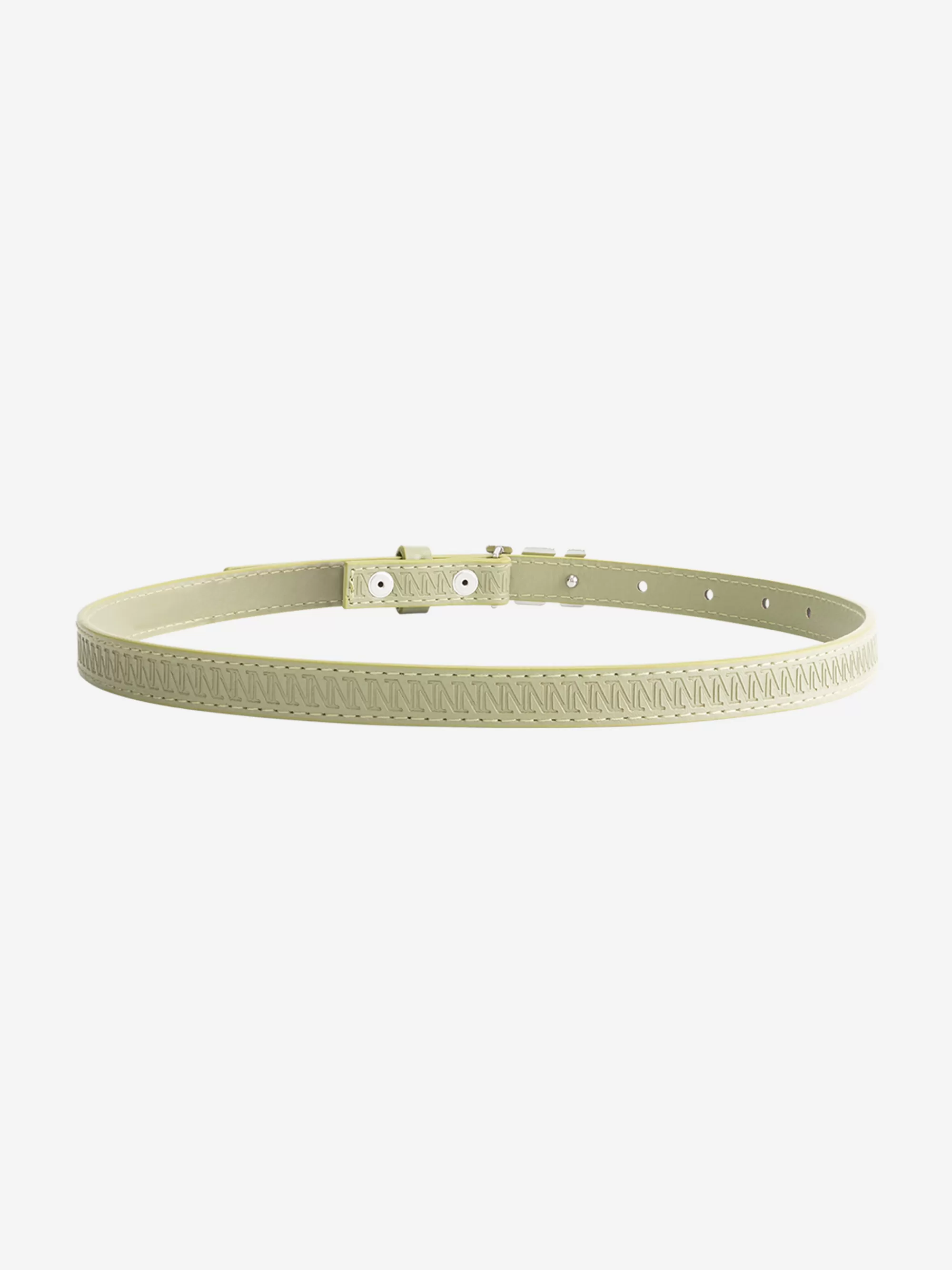 FIFTH HOUSE Alle Accessories-Taille riem met logo patroon Crocodilegreen